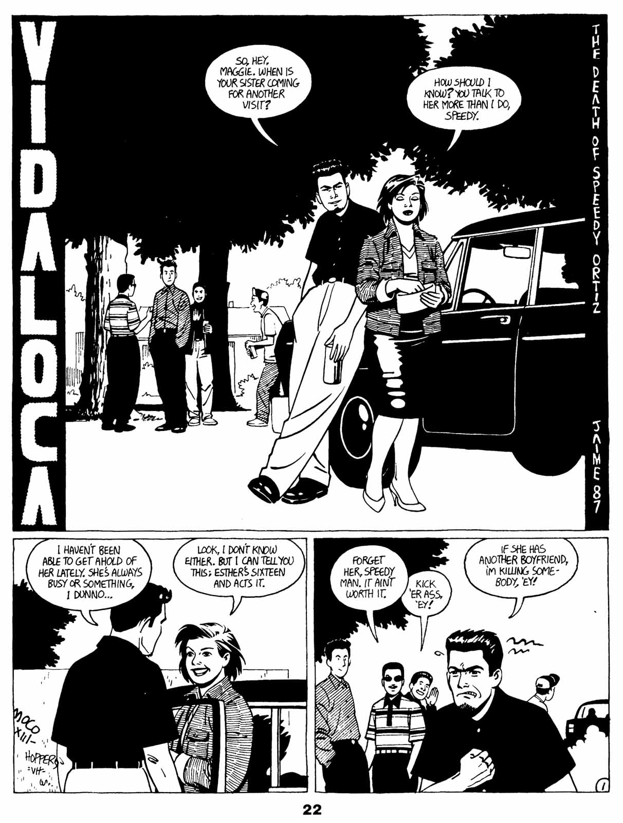 Read online Love and Rockets (1982) comic -  Issue #21 - 24