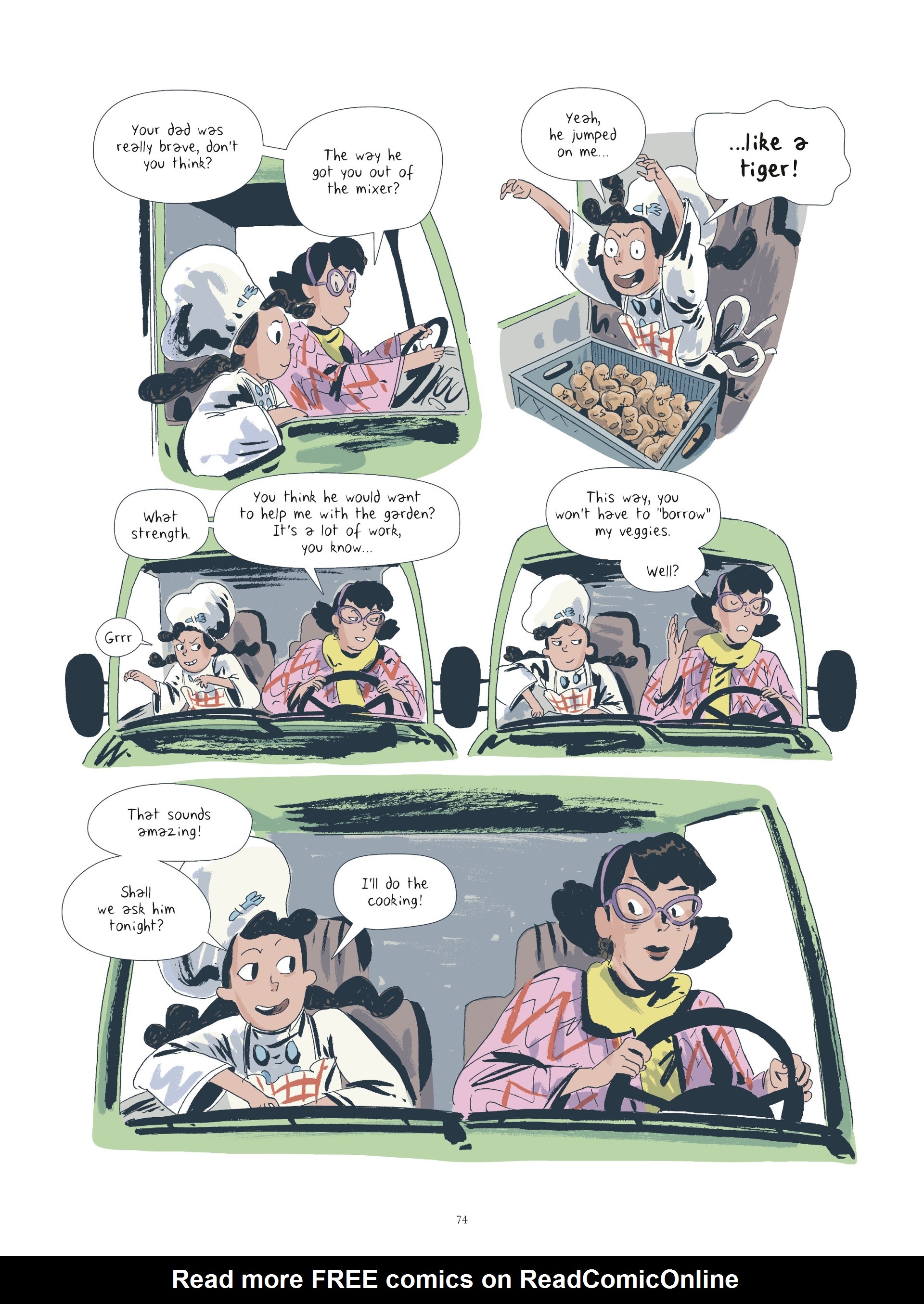 Read online Yasmina and the Potato Eaters comic -  Issue #2 - 74