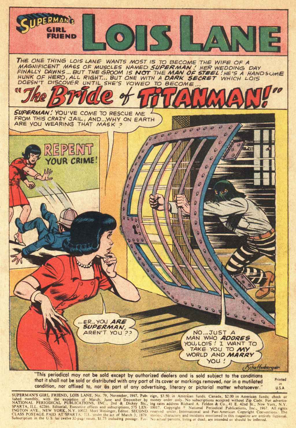 Read online Superman's Girl Friend, Lois Lane comic -  Issue #79 - 3
