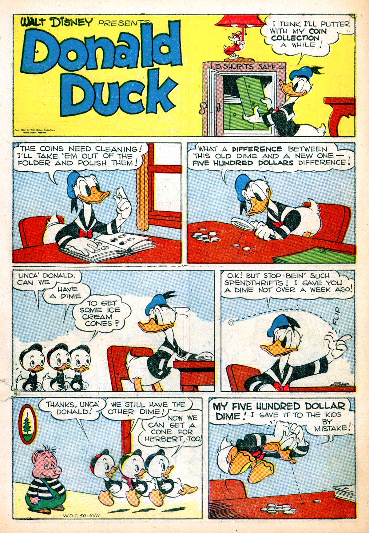 Read online Walt Disney's Comics and Stories comic -  Issue #50 - 3