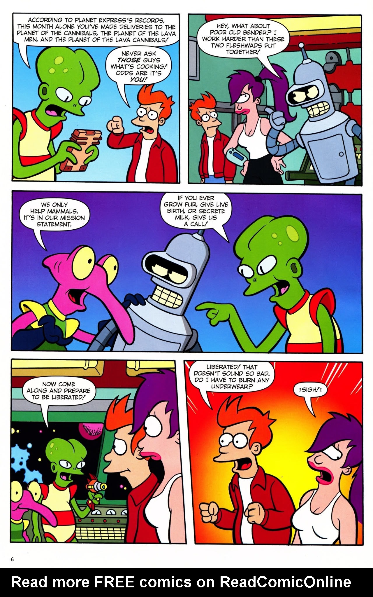 Read online Futurama Comics comic -  Issue #37 - 6