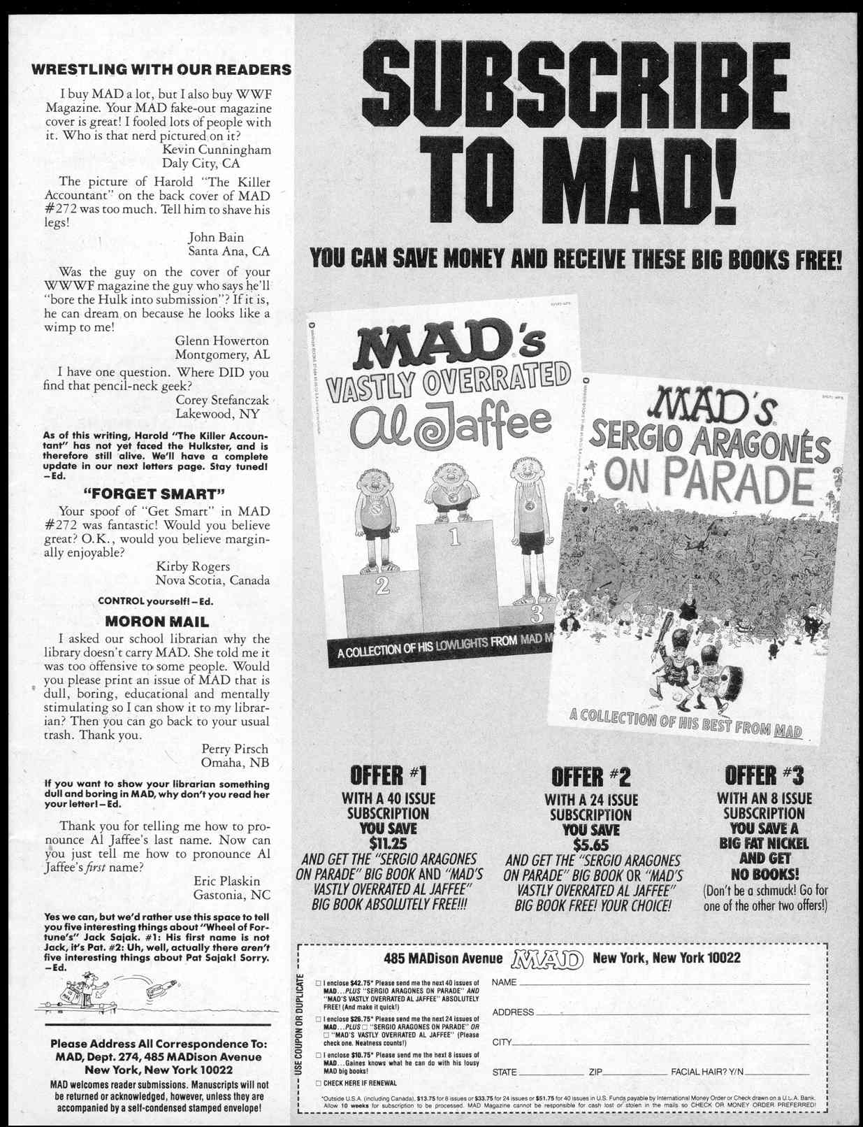 Read online MAD comic -  Issue #274 - 5