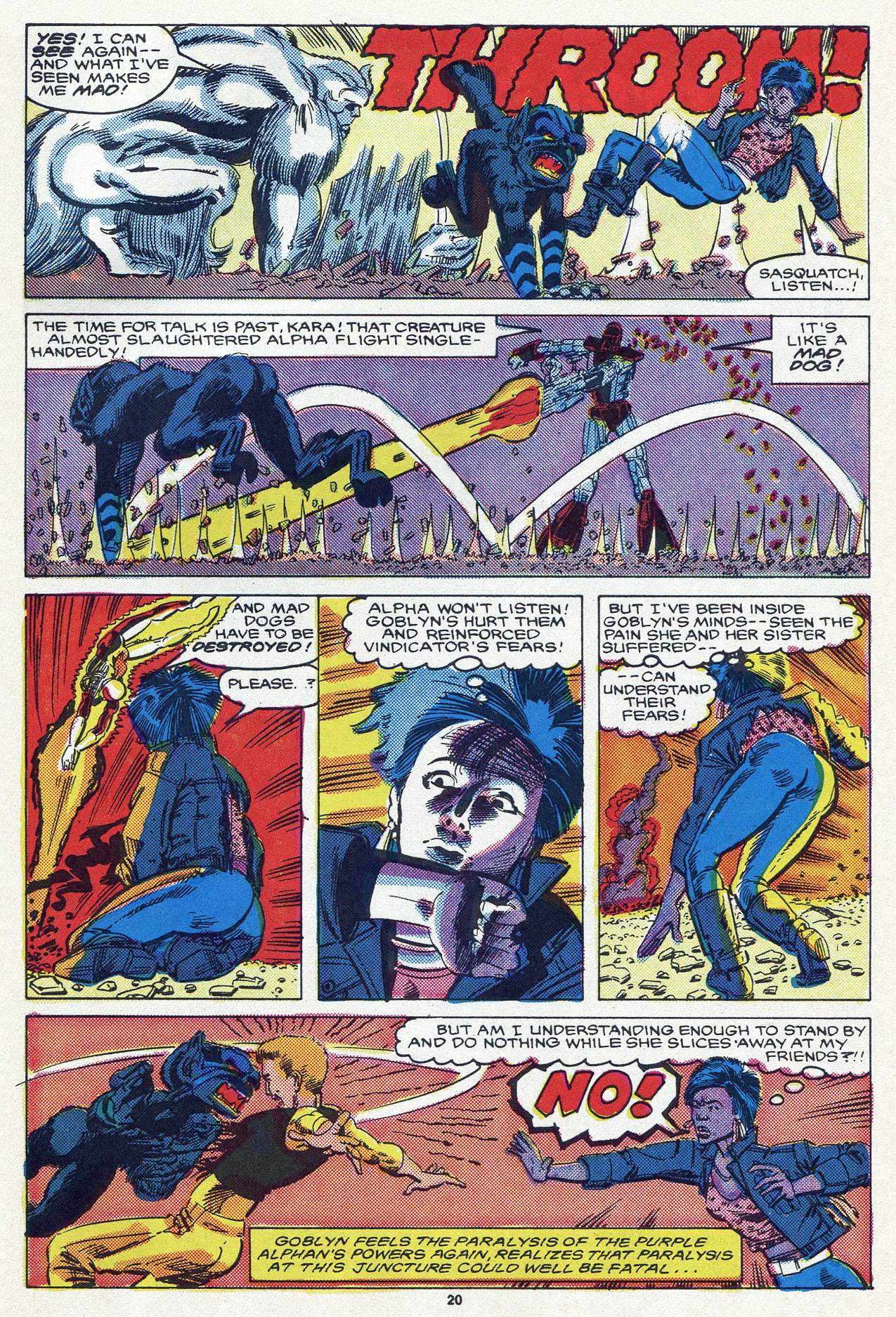 Read online Alpha Flight (1983) comic -  Issue #54 - 28