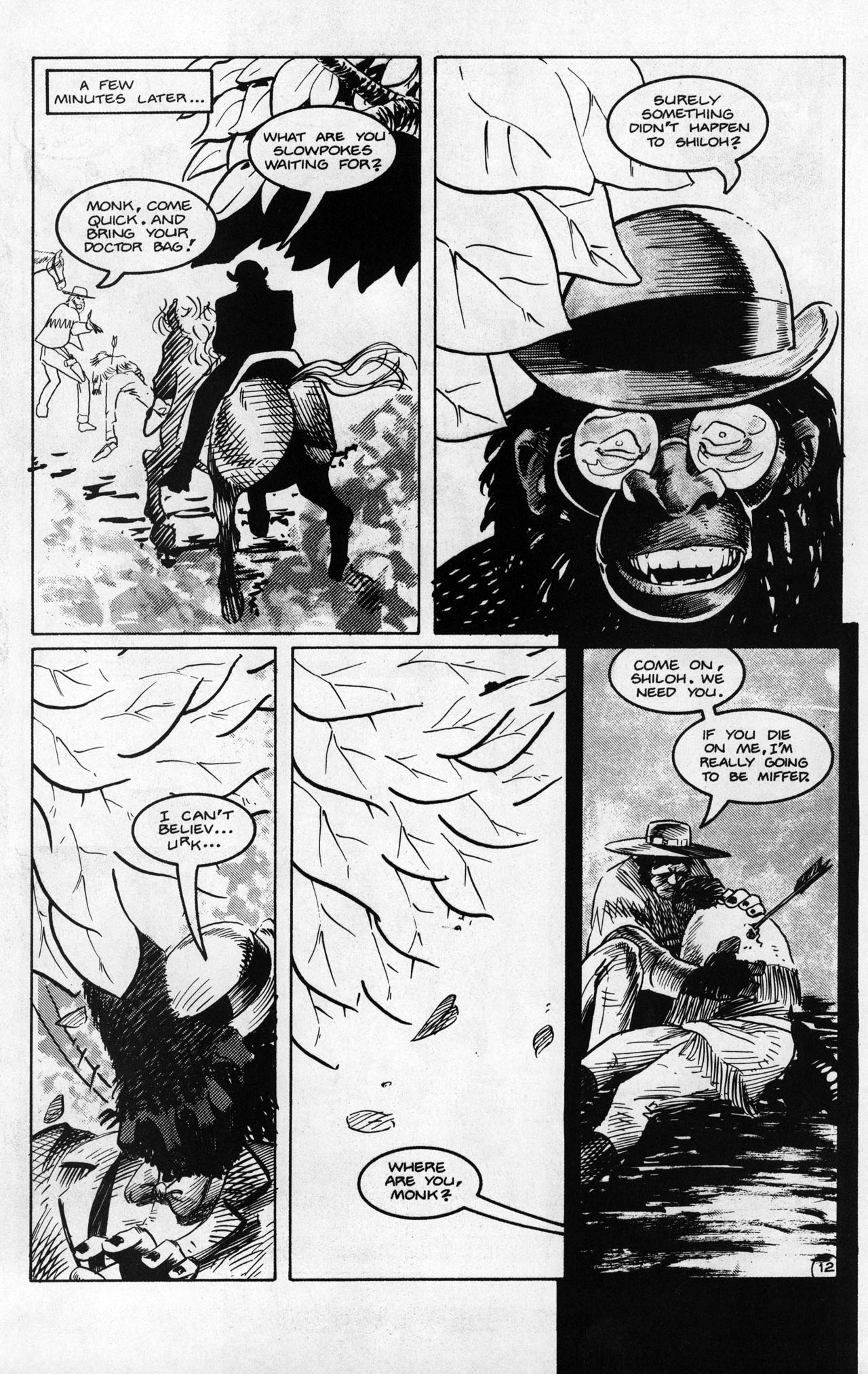 Read online Planet of the Apes (1990) comic -  Issue #20 - 14