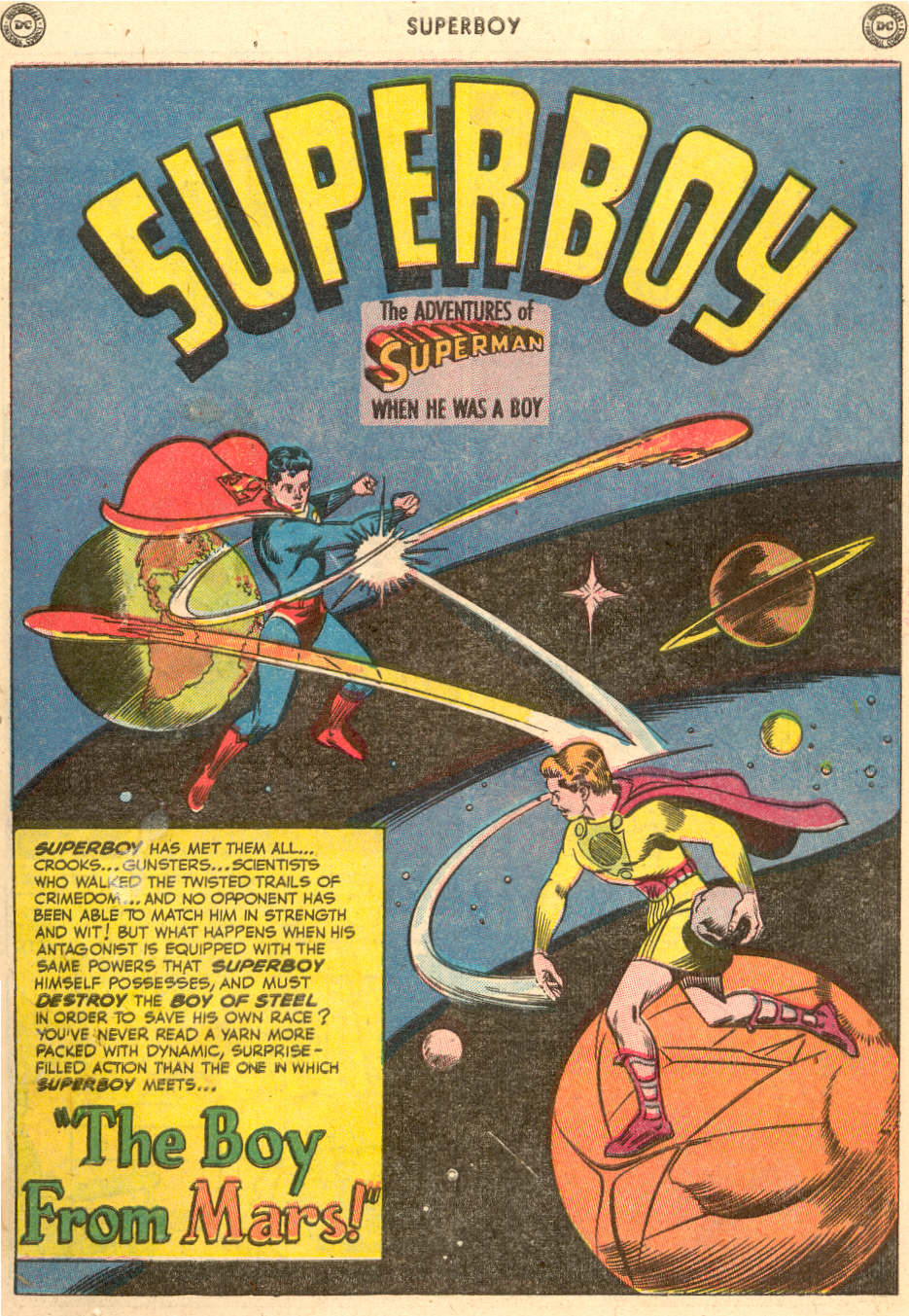 Read online Superboy (1949) comic -  Issue #14 - 2