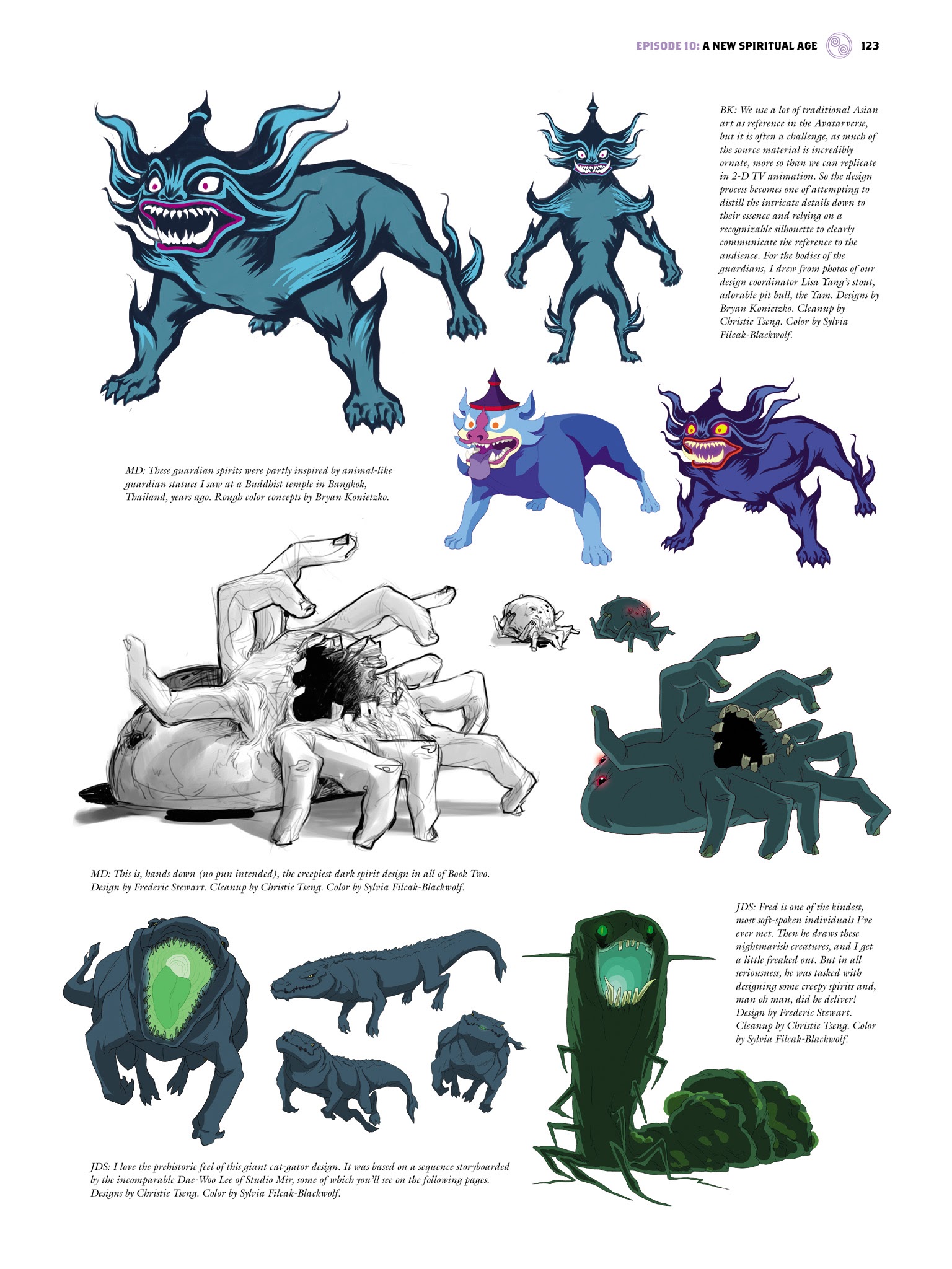 Read online The Legend of Korra: The Art of the Animated Series comic -  Issue # TPB 2 - 113