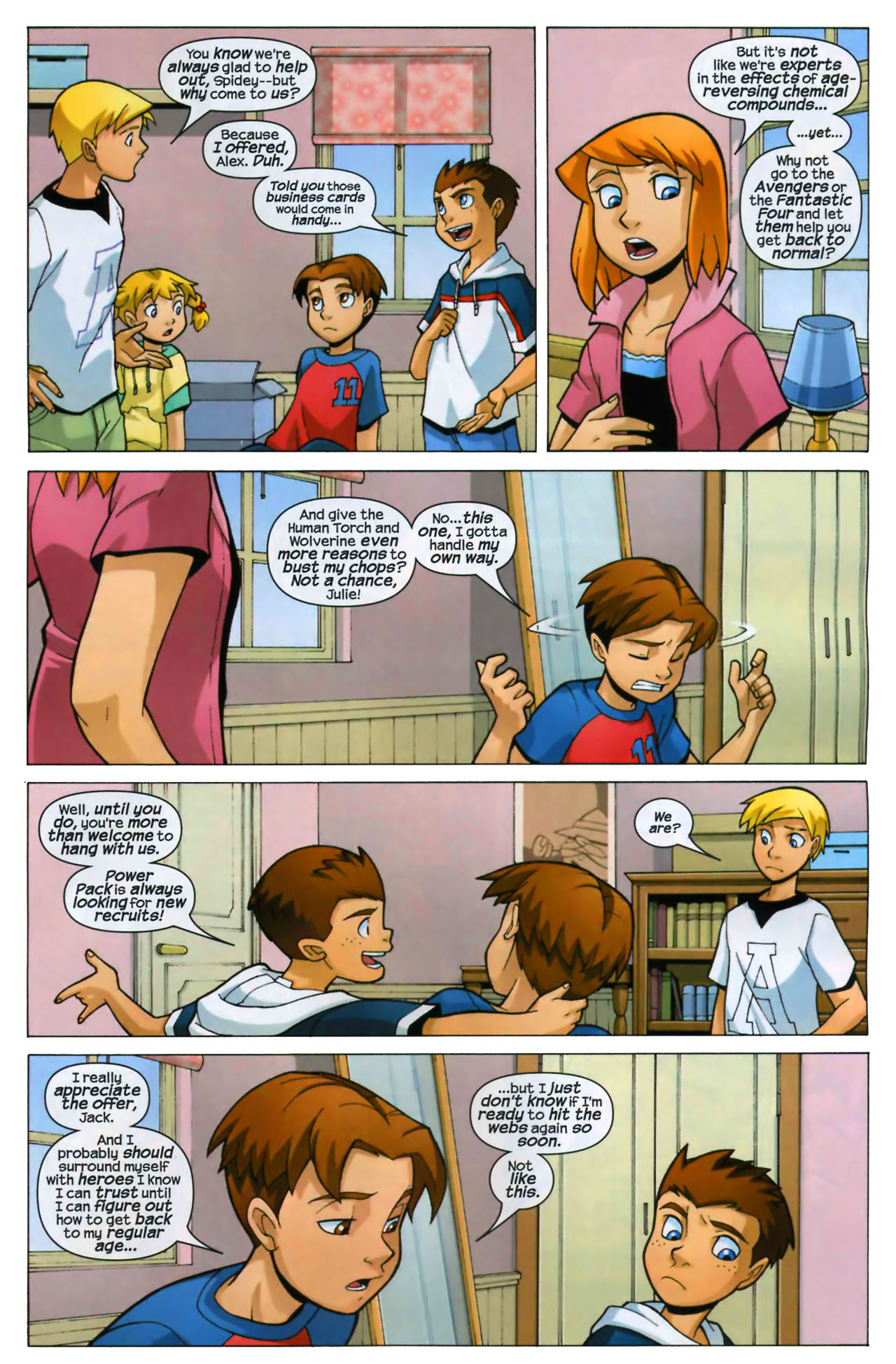 Read online Spider-Man and Power Pack comic -  Issue #2 - 6