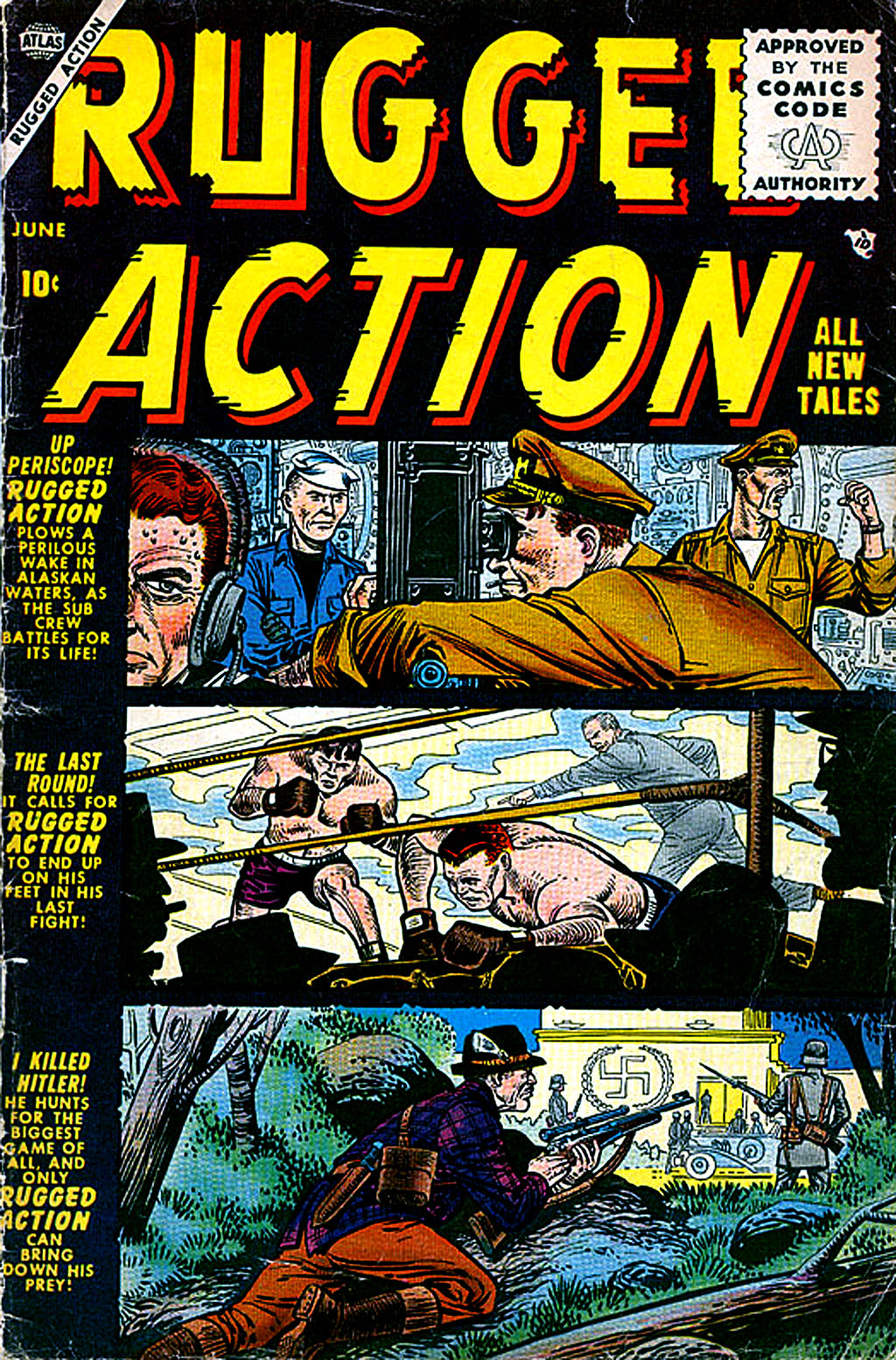 Read online Rugged Action comic -  Issue #4 - 1
