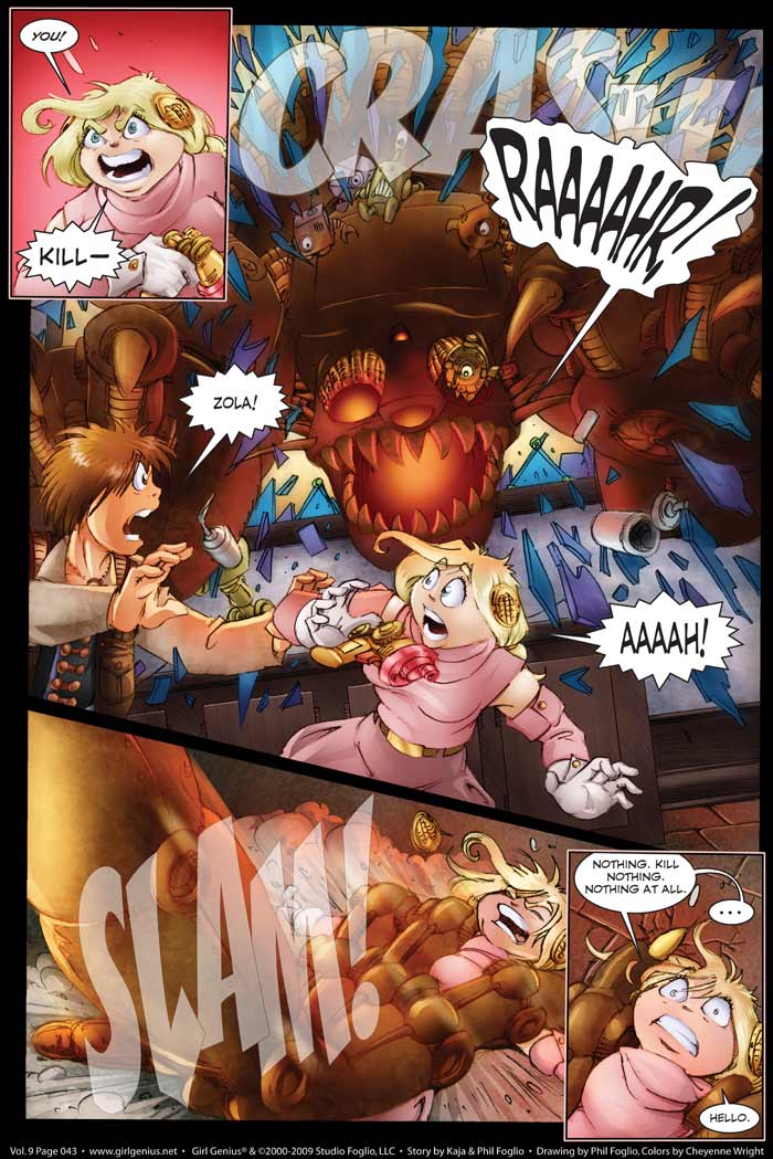 Read online Girl Genius (2002) comic -  Issue #9 - 44