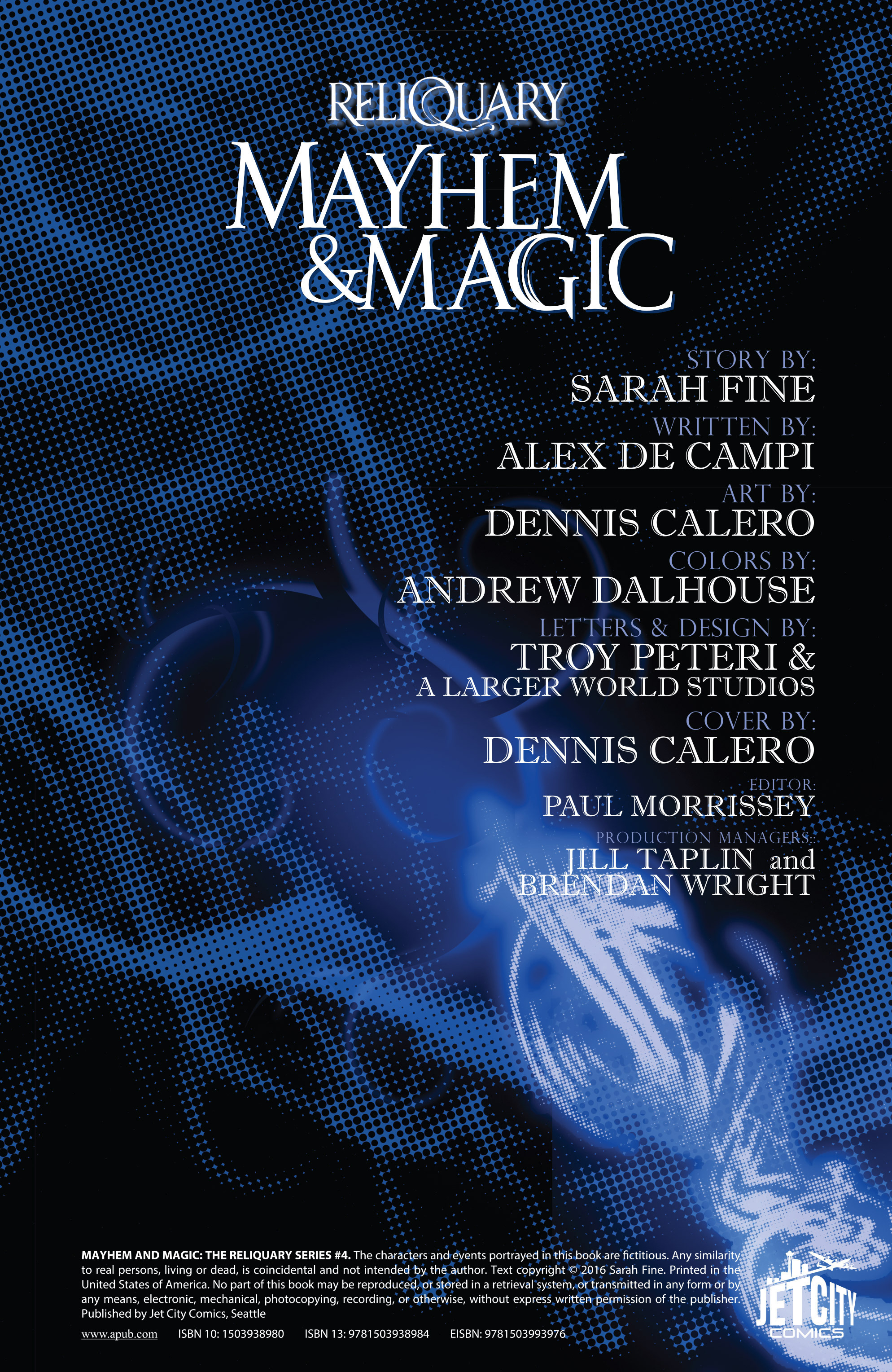 Read online Mayhem and Magic (The Reliquary Series) comic -  Issue #4 - 2