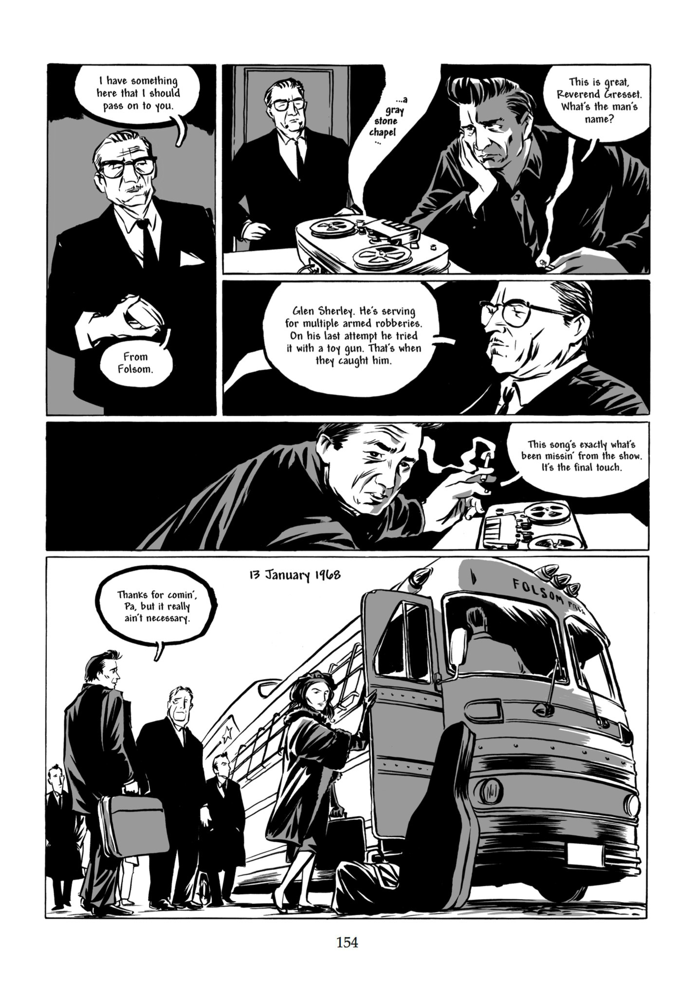 Read online Johnny Cash: I See a Darkness comic -  Issue # TPB - 149