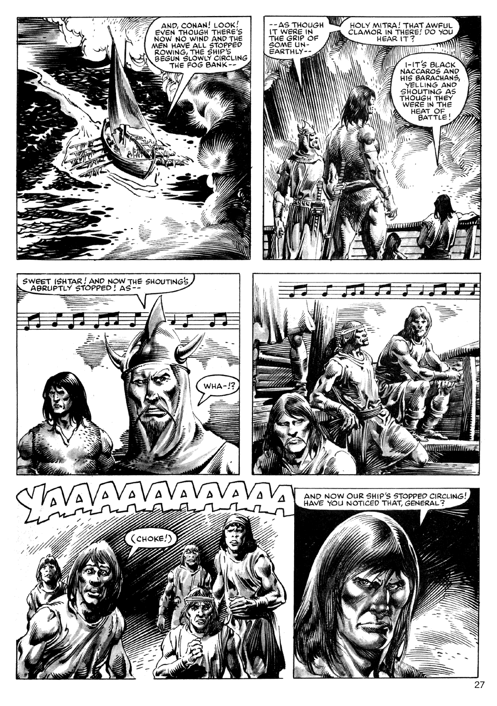 Read online The Savage Sword Of Conan comic -  Issue #101 - 27