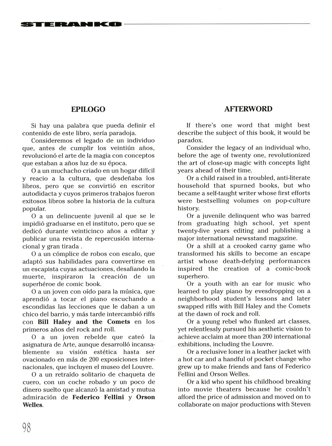 Read online Steranko: Arte Noir comic -  Issue # TPB (Part 1) - 98