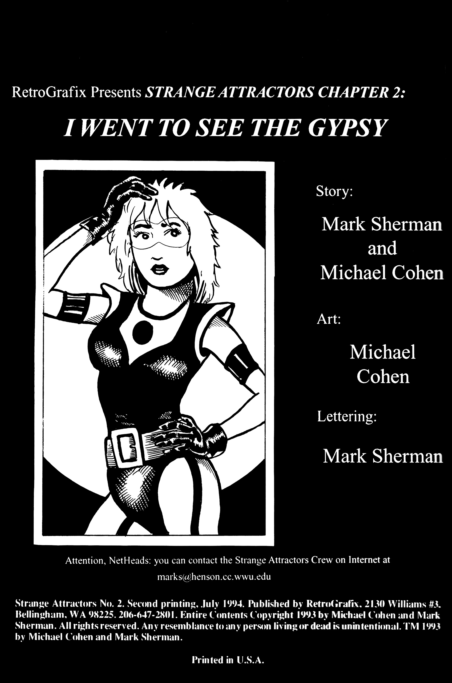 Read online Strange Attractors (1993) comic -  Issue #2 - 2