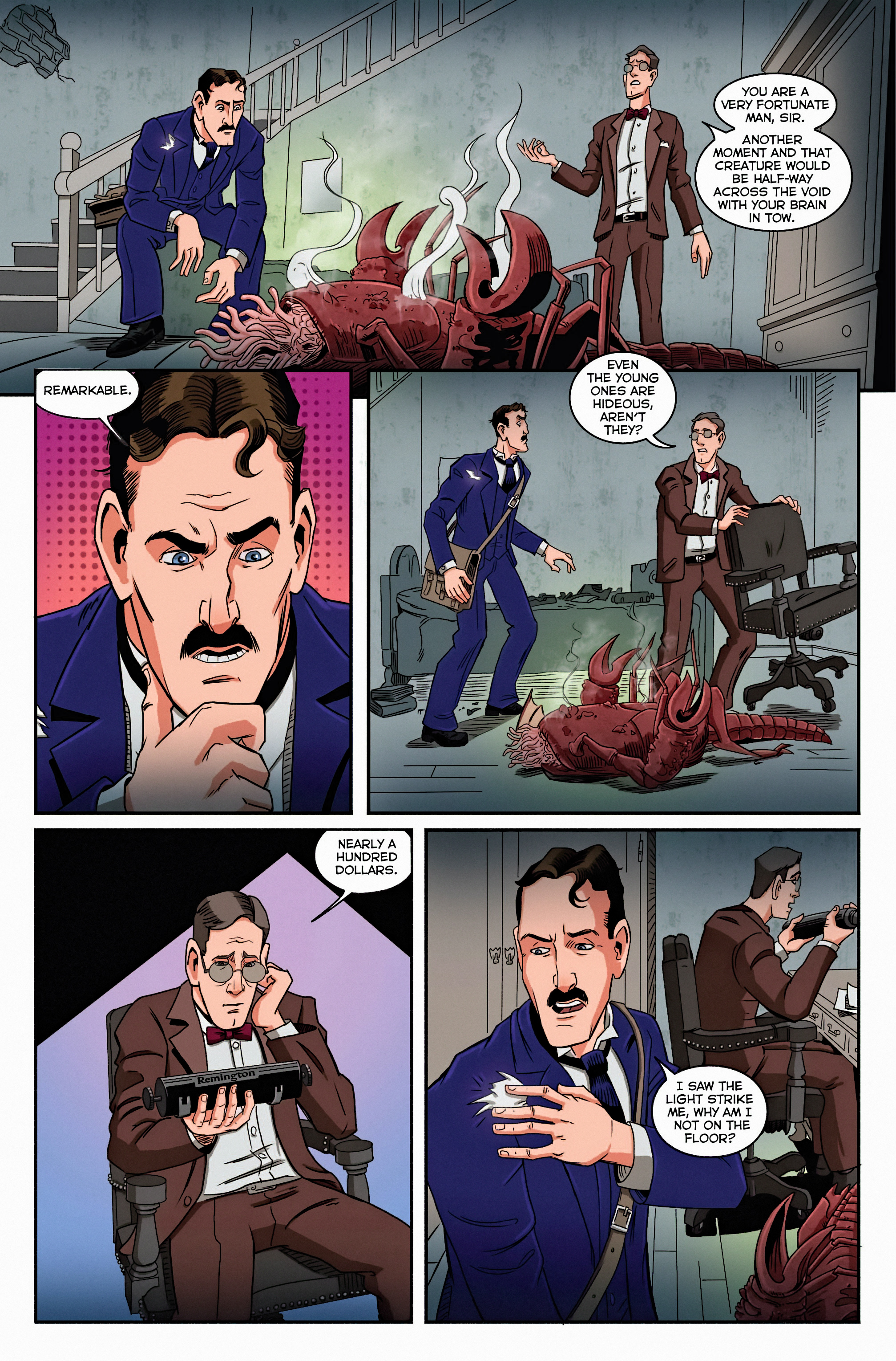 Read online Herald: Lovecraft and Tesla comic -  Issue #2 - 6