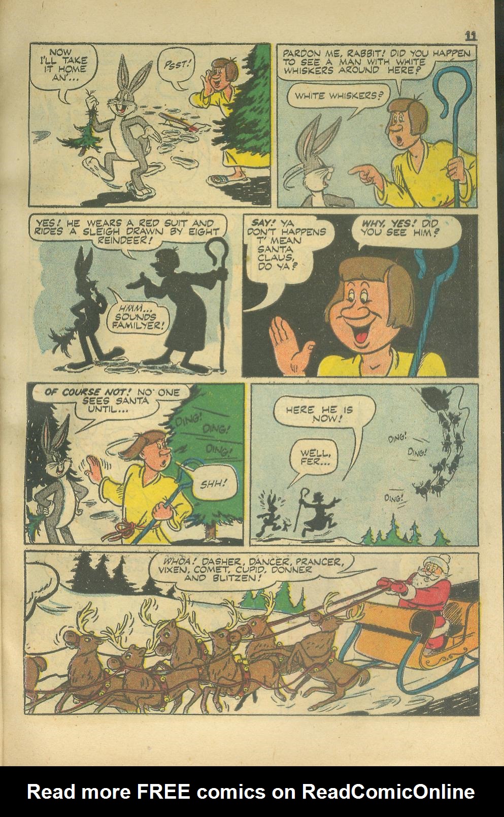 Read online Bugs Bunny's Christmas Funnies comic -  Issue # TPB 1 - 13