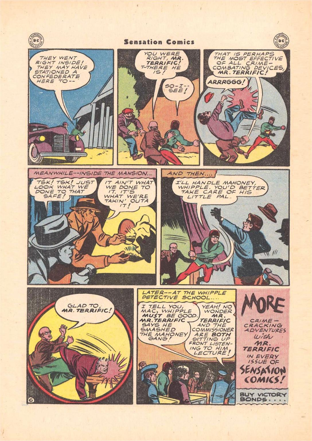 Read online Sensation (Mystery) Comics comic -  Issue #55 - 40
