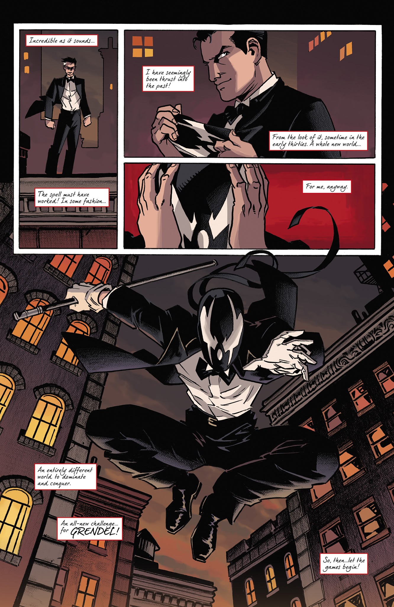 Read online Grendel vs. The Shadow comic -  Issue #1 - 12