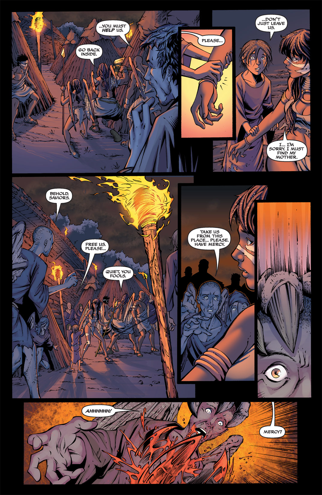 Read online Michael Turner's Soulfire: Chaos Reign comic -  Issue #1 - 17