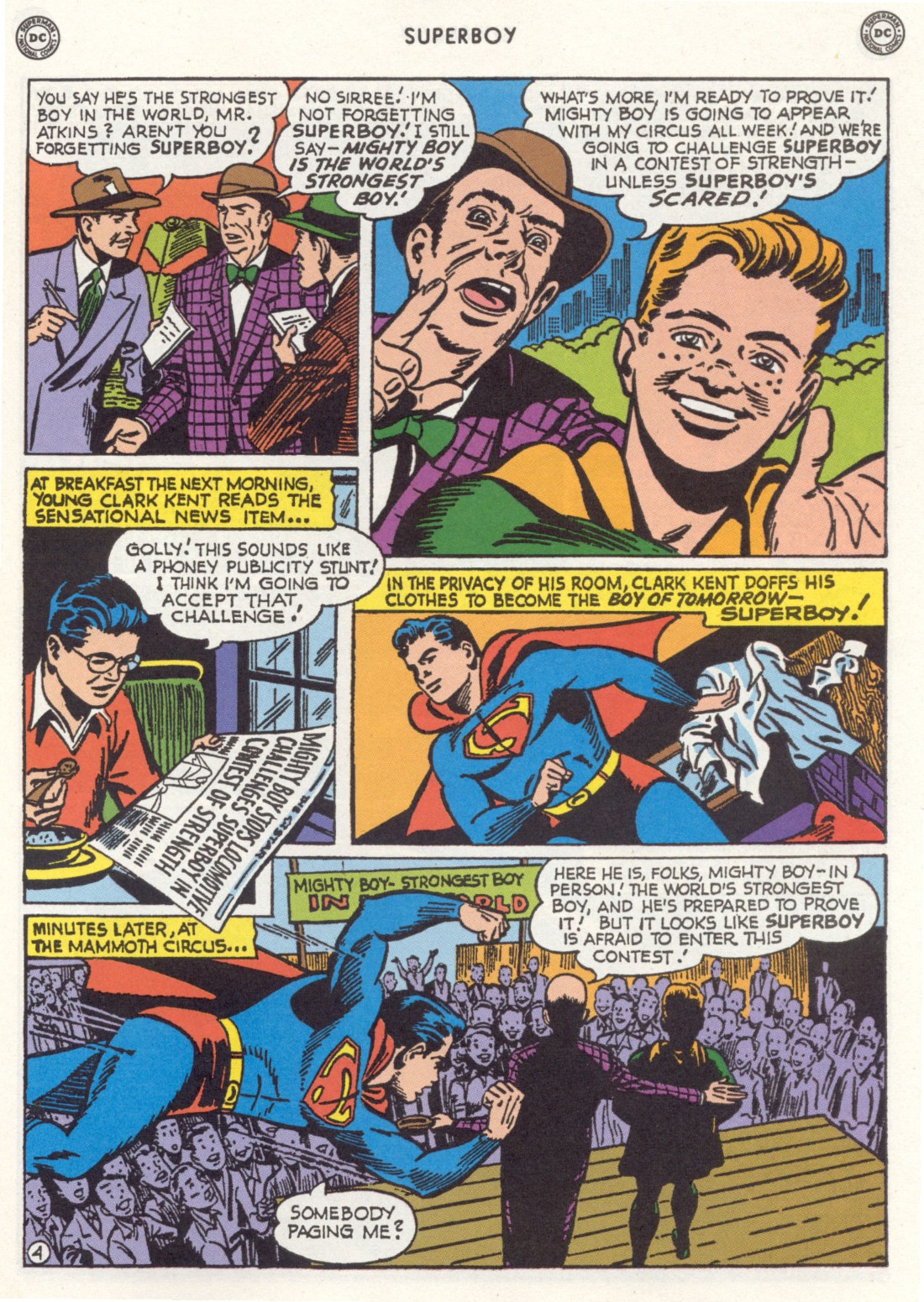 Read online Superboy (1949) comic -  Issue #1 - 36