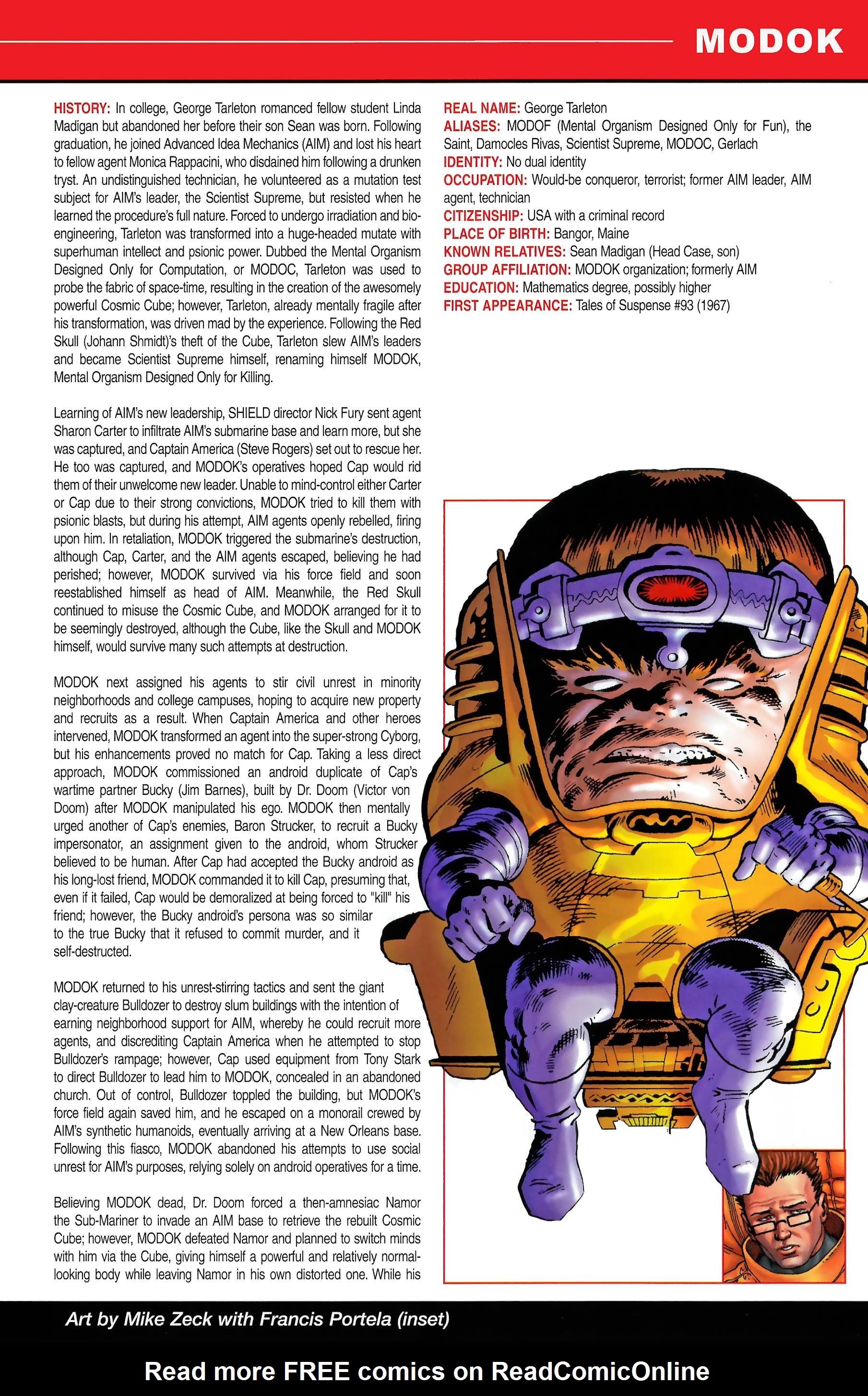 Read online Official Handbook of the Marvel Universe A to Z comic -  Issue # TPB 7 (Part 2) - 77