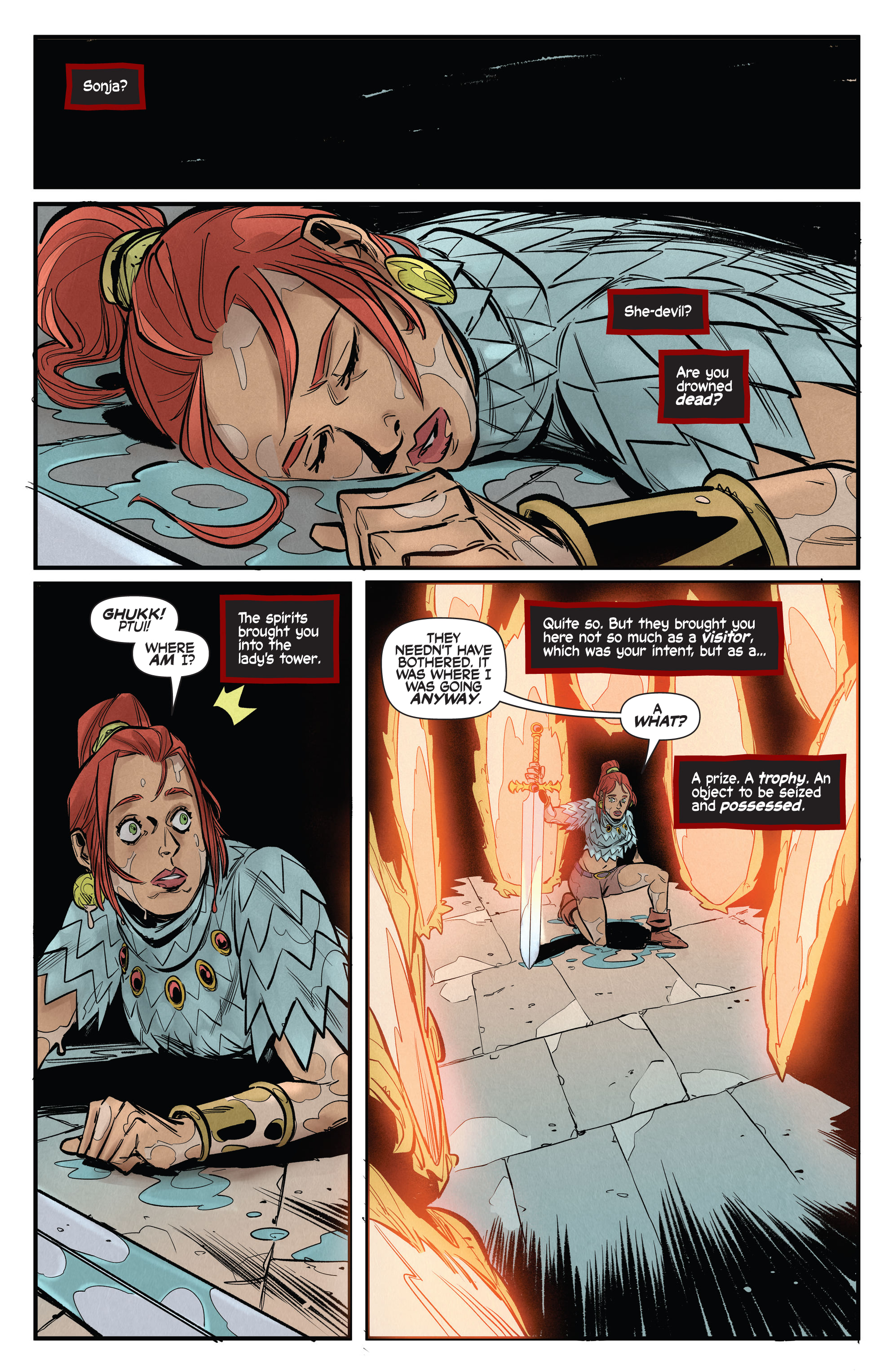 Read online Immortal Red Sonja comic -  Issue #4 - 12
