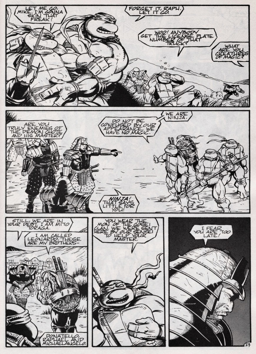 Read online Teenage Mutant Ninja Turtles (1984) comic -  Issue #46 - 23