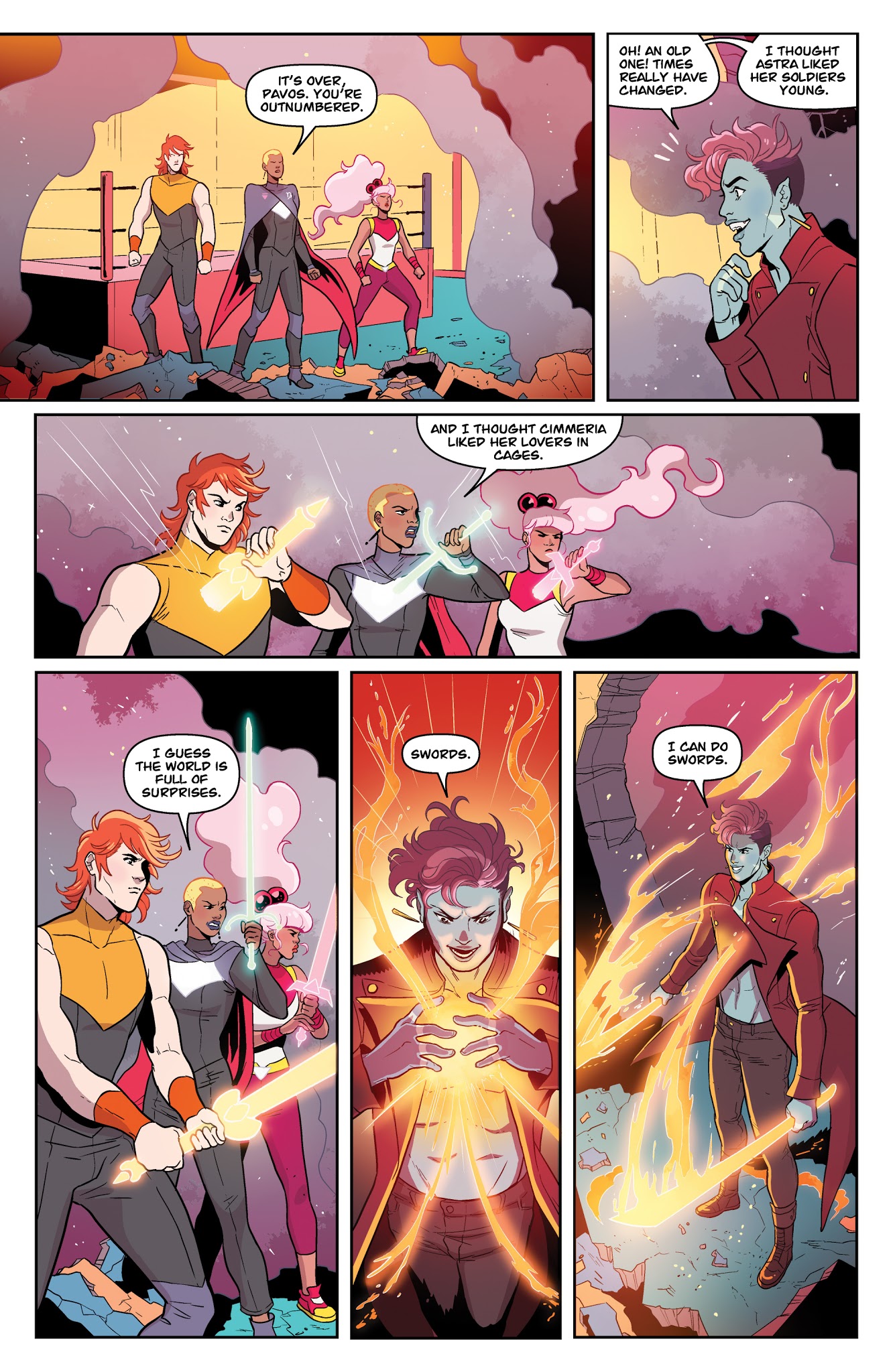 Read online Zodiac Starforce: Cries of the Fire Prince comic -  Issue #4 - 7