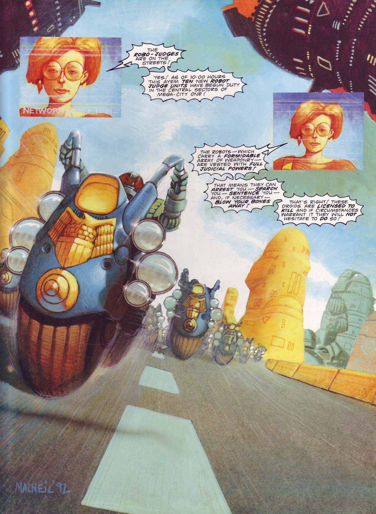 Read online Judge Dredd: Mechanismo comic -  Issue # TPB - 24