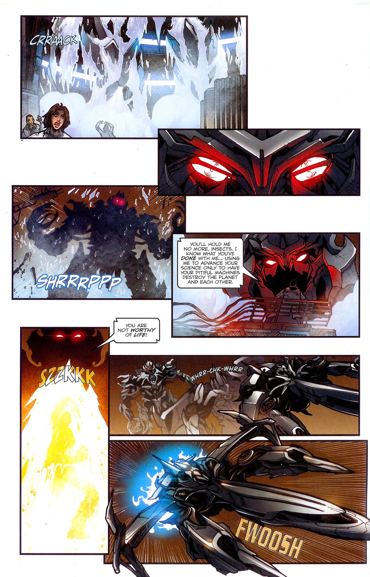 Read online Transformers: The Movie Adaptation comic -  Issue #4 - 6