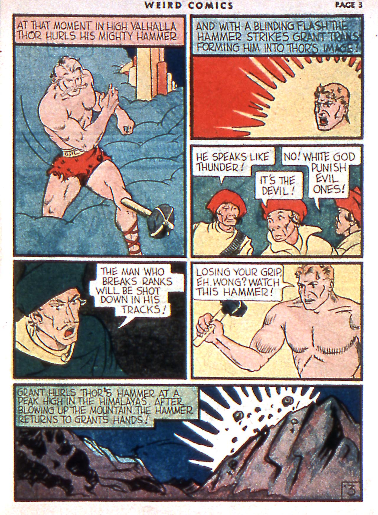 Read online Weird Comics comic -  Issue #4 - 5