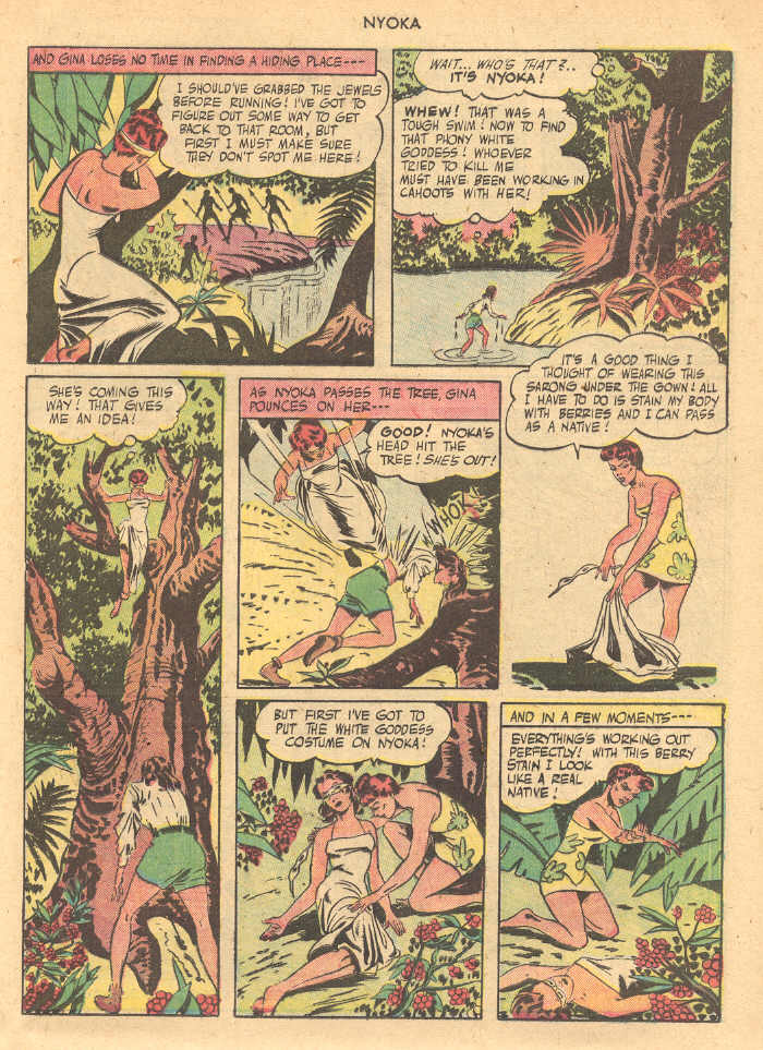 Read online Nyoka the Jungle Girl (1945) comic -  Issue #6 - 17