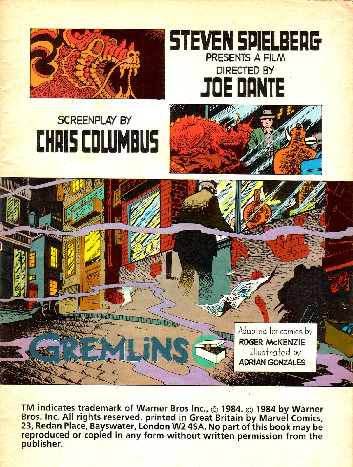 Gremlins: The Official Comic Strip Adaptation issue Full - Page 3