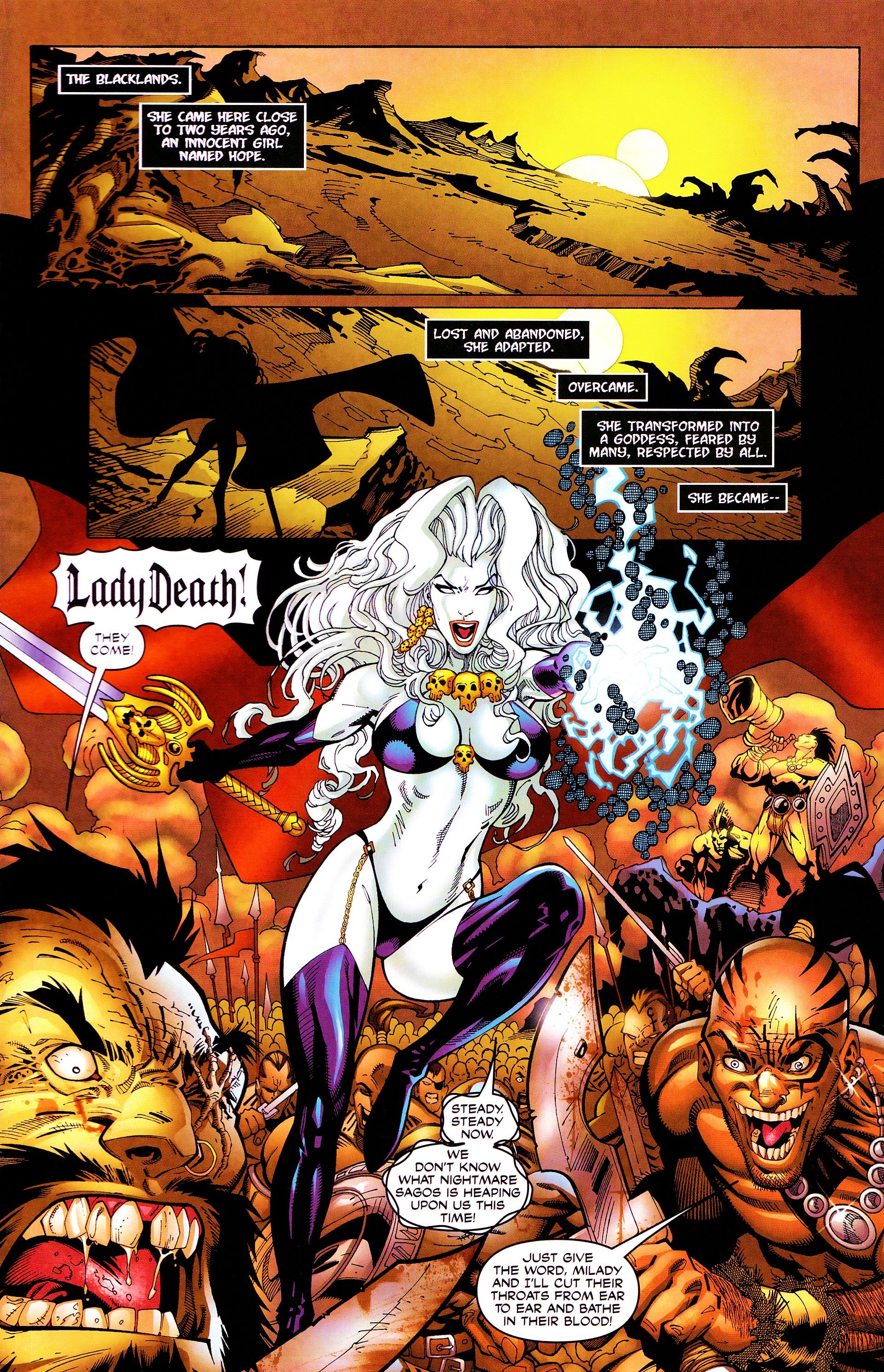 Read online Brian Pulido's Lady Death: Abandon All Hope comic -  Issue #0.5 - 3