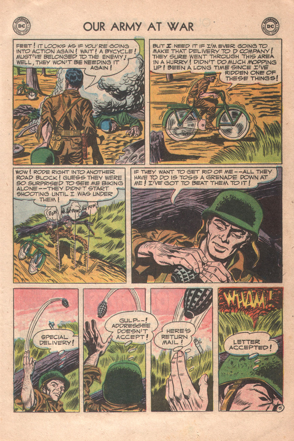 Read online Our Army at War (1952) comic -  Issue #4 - 25