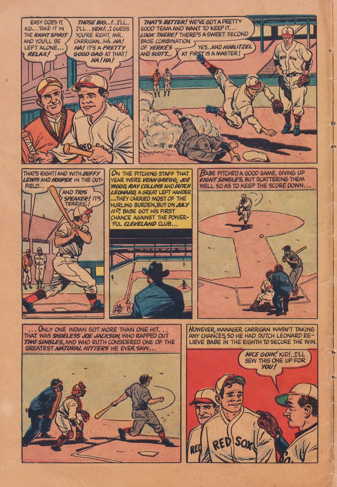 Read online Babe Ruth Sports Comics comic -  Issue #4 - 6