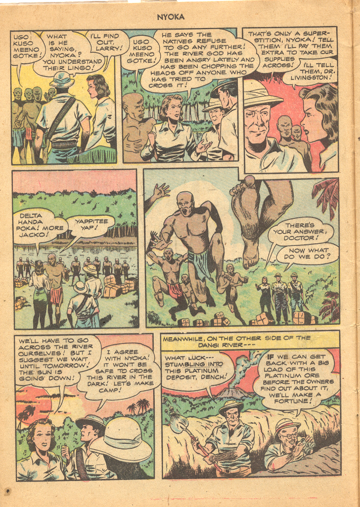 Read online Nyoka the Jungle Girl (1945) comic -  Issue #20 - 4