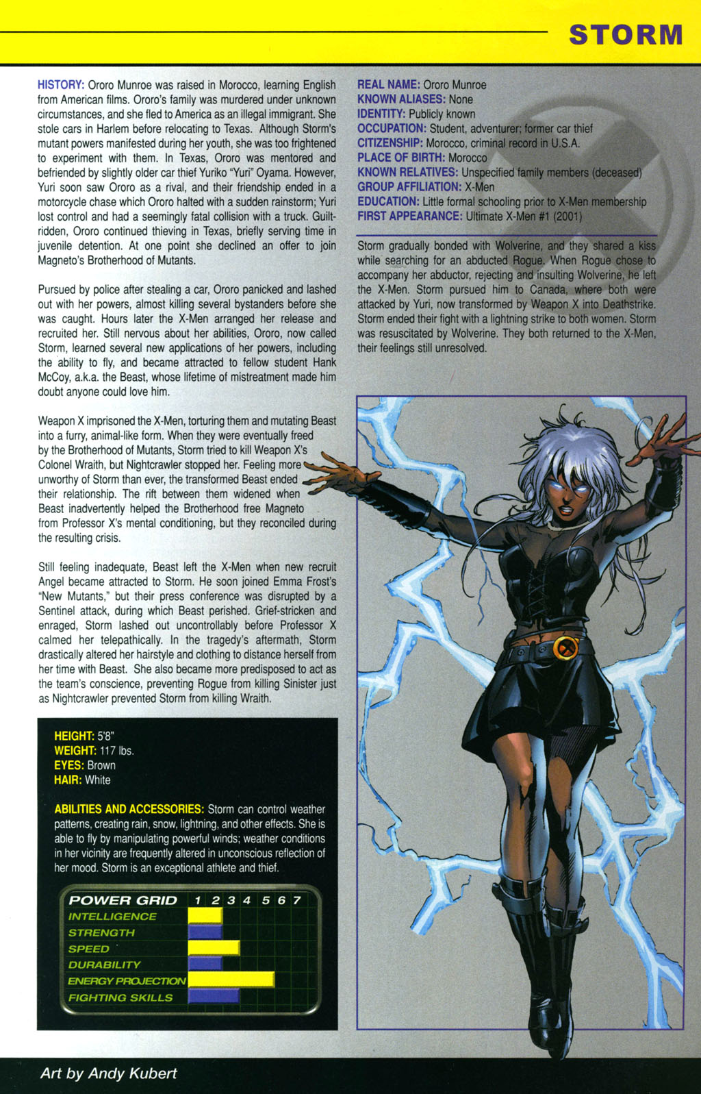 Read online Official Handbook of the Ultimate Marvel Universe: The Ultimates & X-Men 2005 comic -  Issue # Full - 43