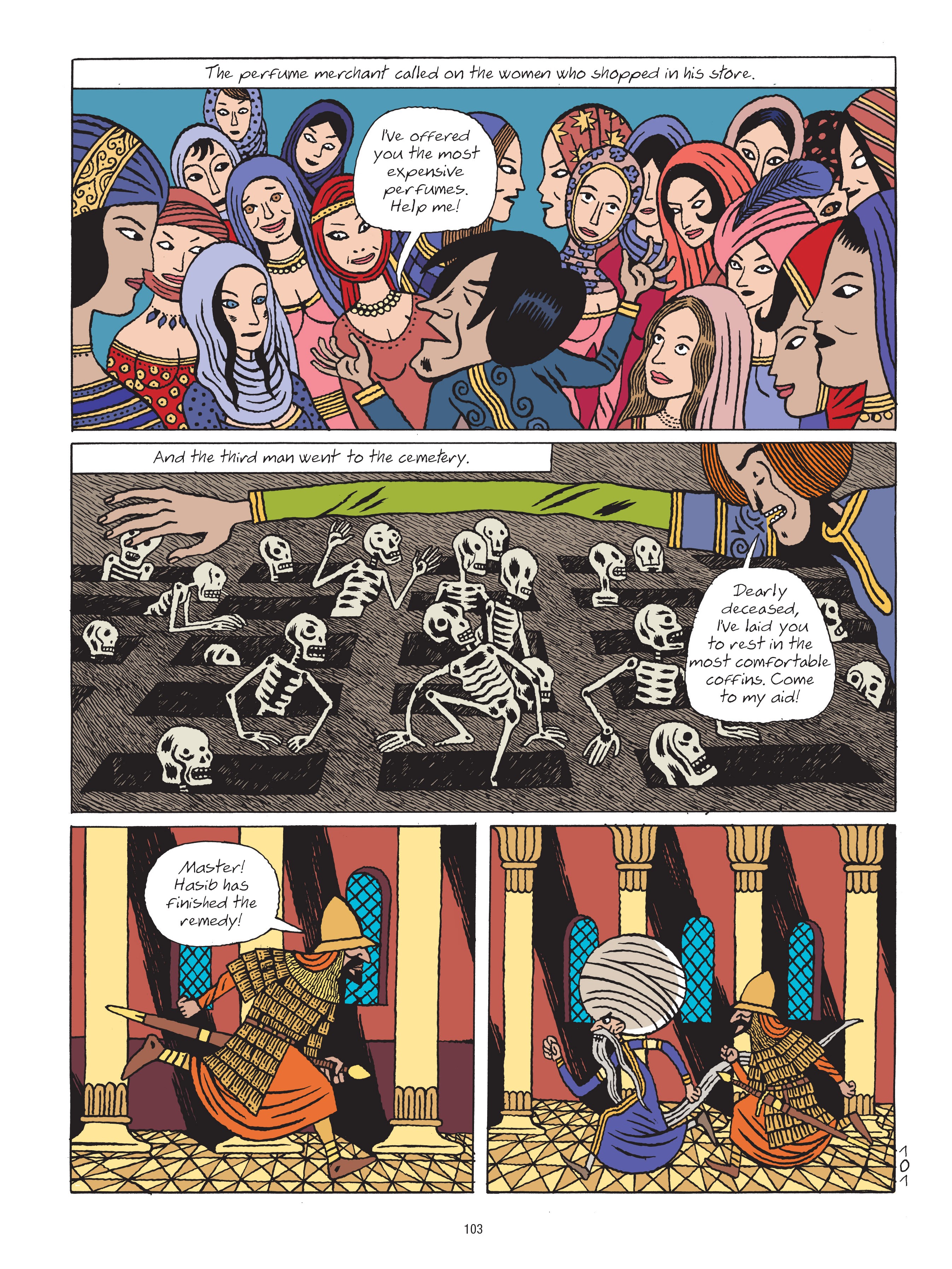 Read online A Tale of a Thousand and One Nights: HASIB & the Queen of Serpents comic -  Issue # TPB - 103