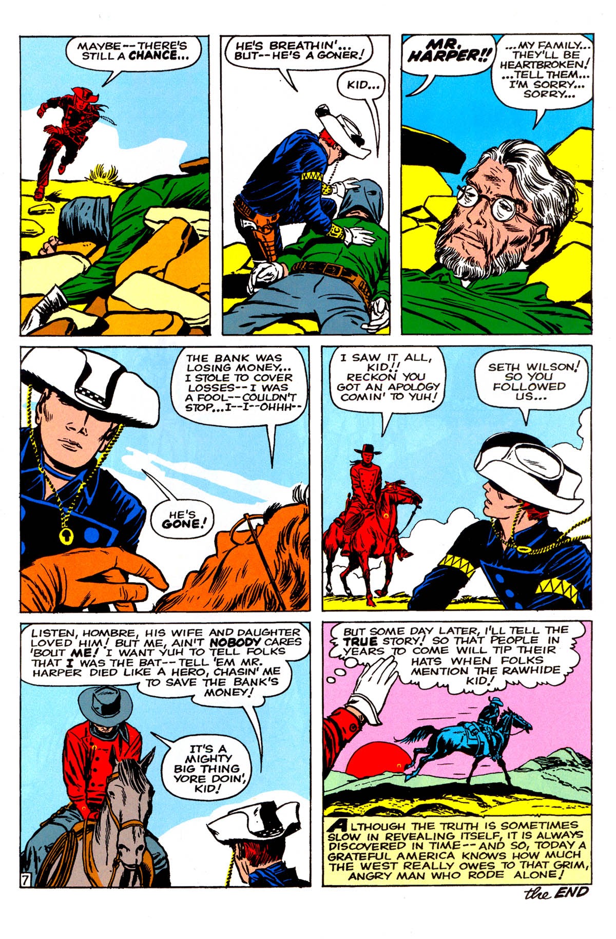 Read online Marvel Western: Strange Westerns Starring the Black Rider comic -  Issue # Full - 45