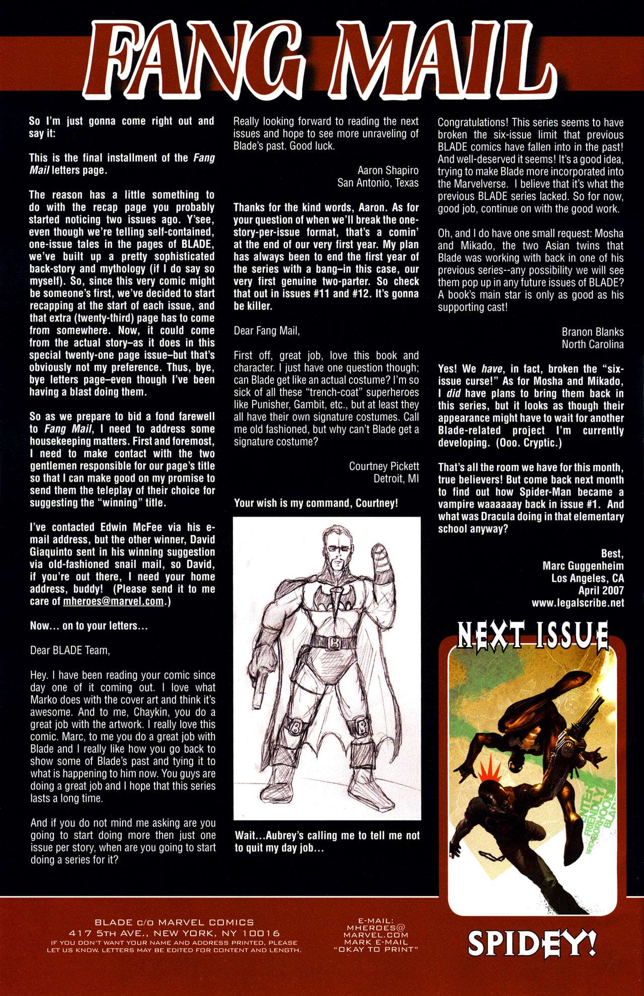 Read online Blade (2006) comic -  Issue #9 - 22