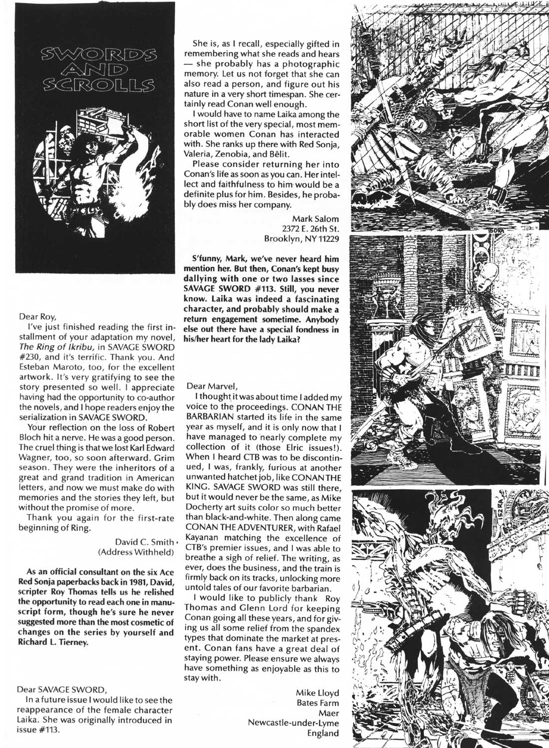 Read online The Savage Sword Of Conan comic -  Issue #233 - 59