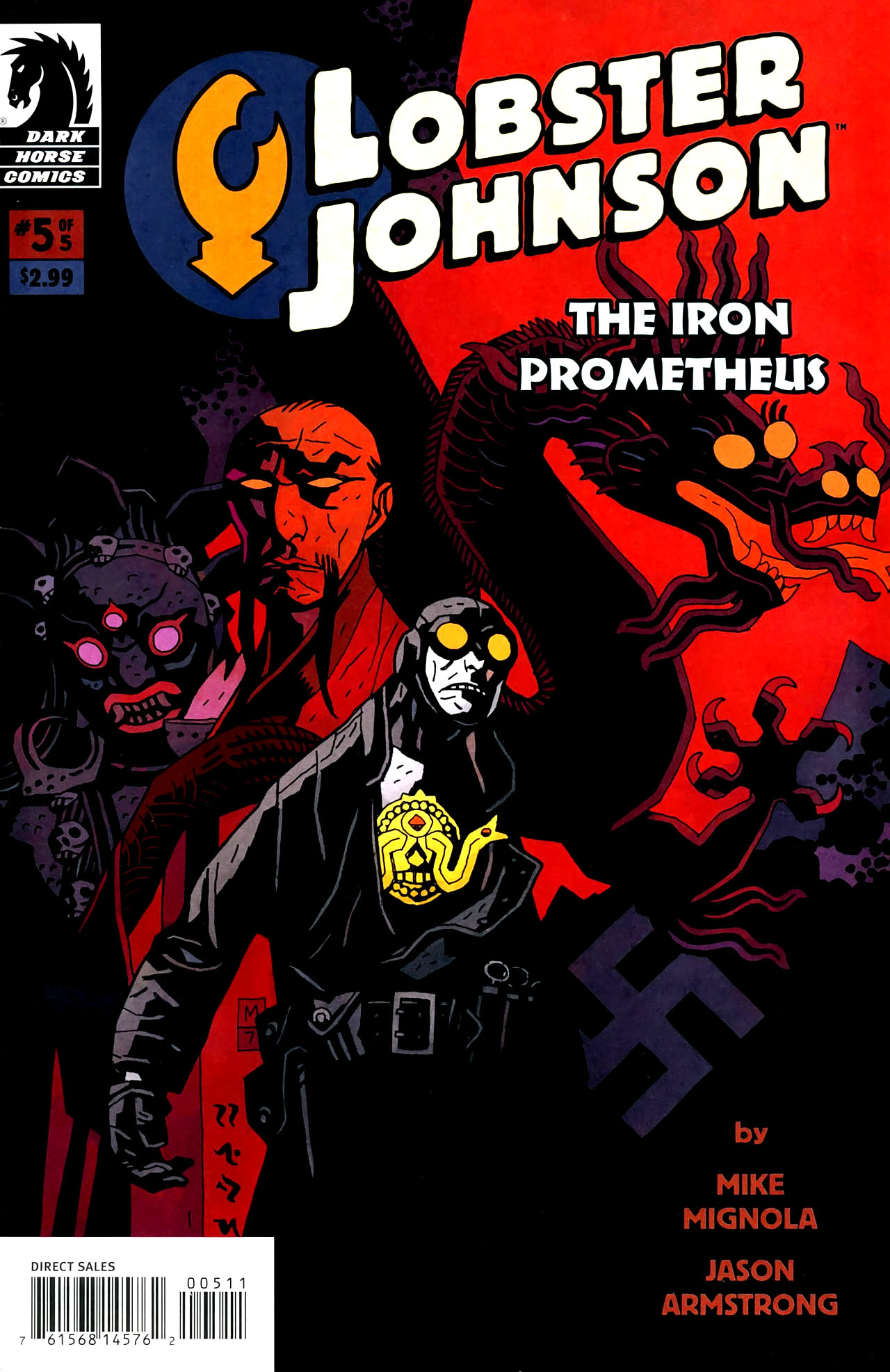 Read online Lobster Johnson: The Iron Prometheus comic -  Issue #5 - 1