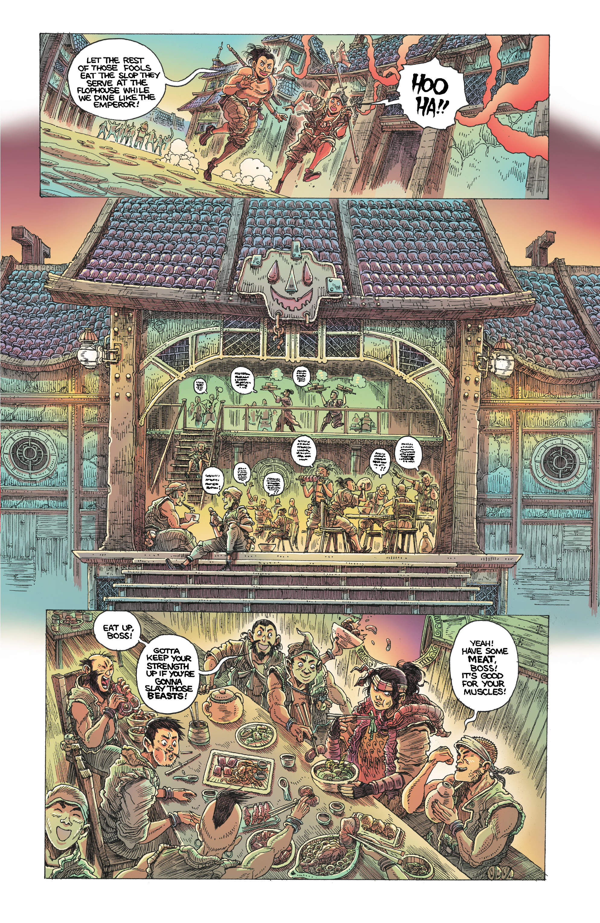 Read online Orphan and the Five Beasts comic -  Issue #3 - 7