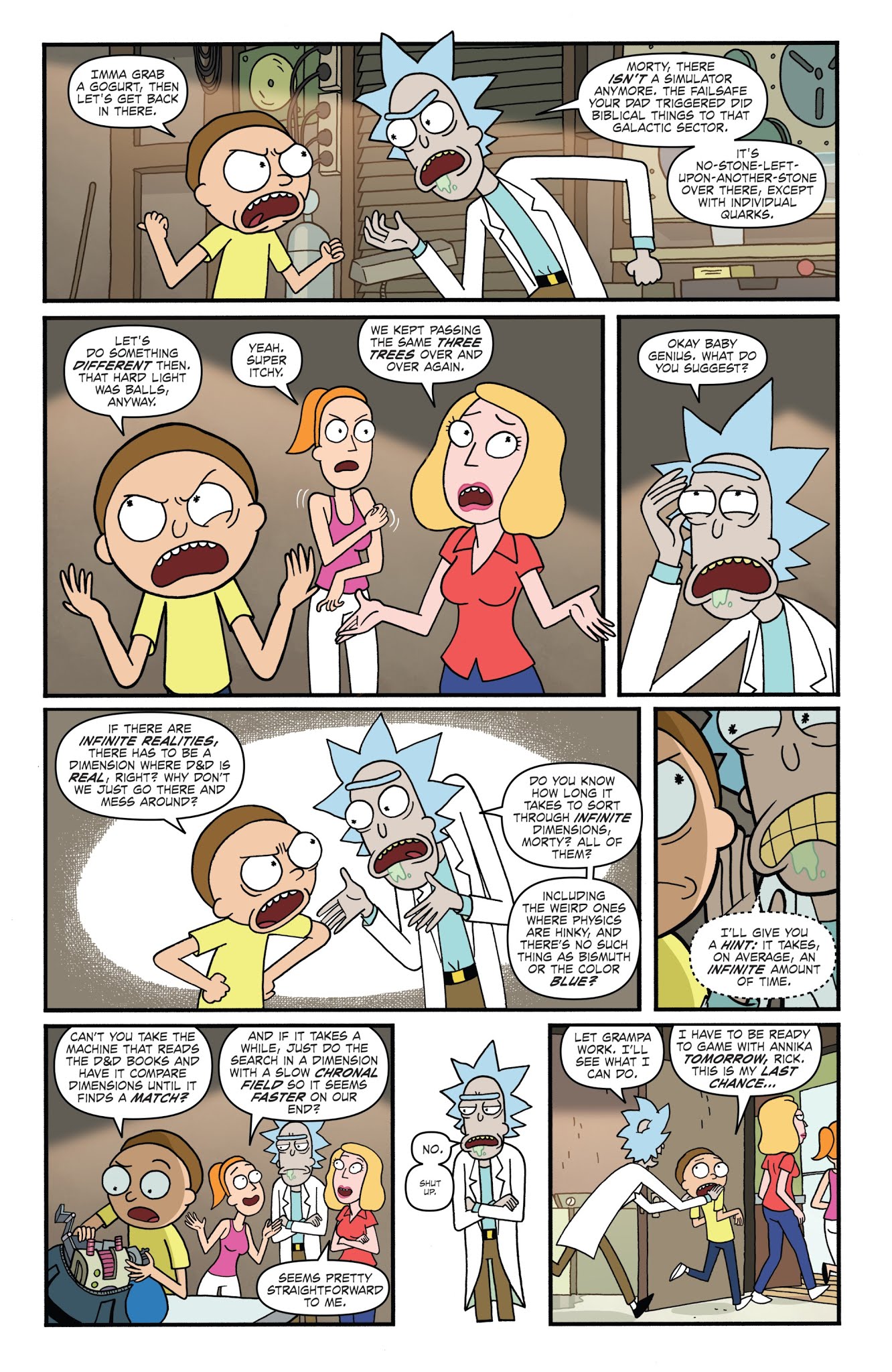 Read online Rick and Morty vs Dungeons & Dragons comic -  Issue #3 - 7