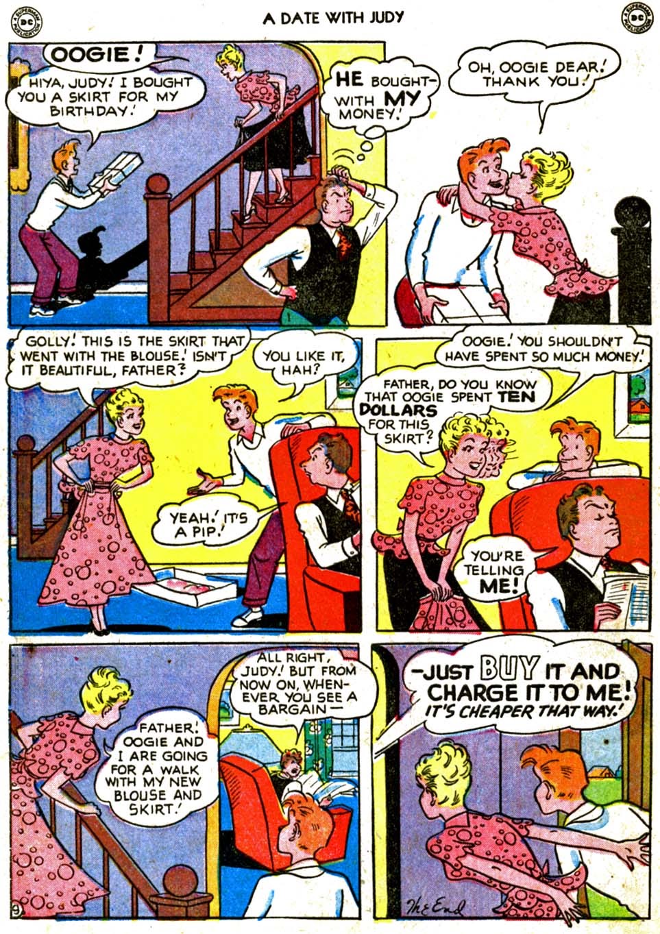 Read online A Date with Judy comic -  Issue #12 - 48