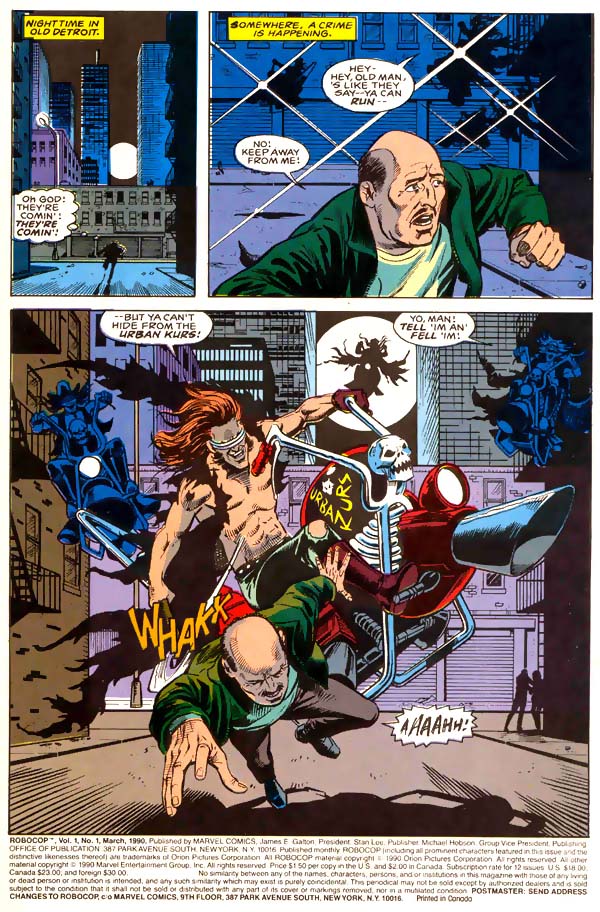 Read online Robocop (1990) comic -  Issue #1 - 2