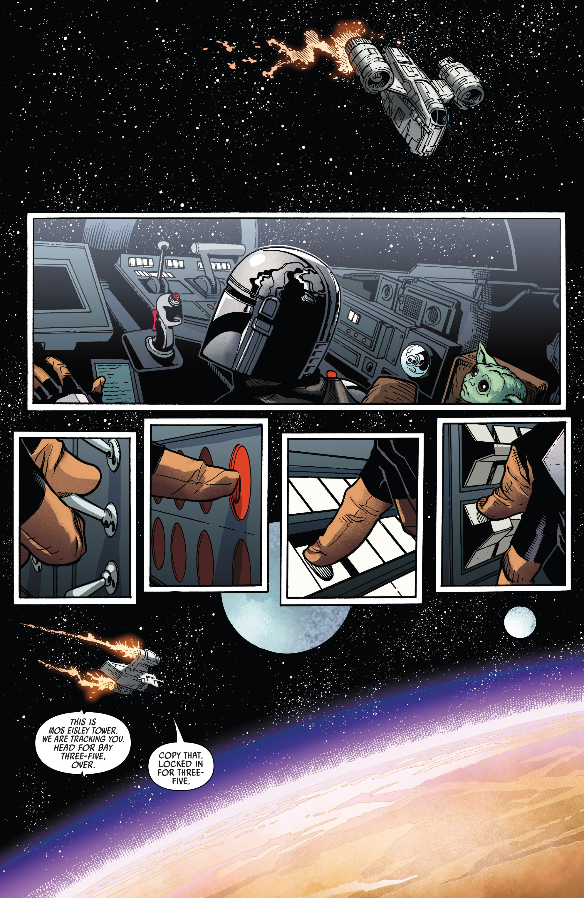 Read online Star Wars: The Mandalorian comic -  Issue #5 - 6