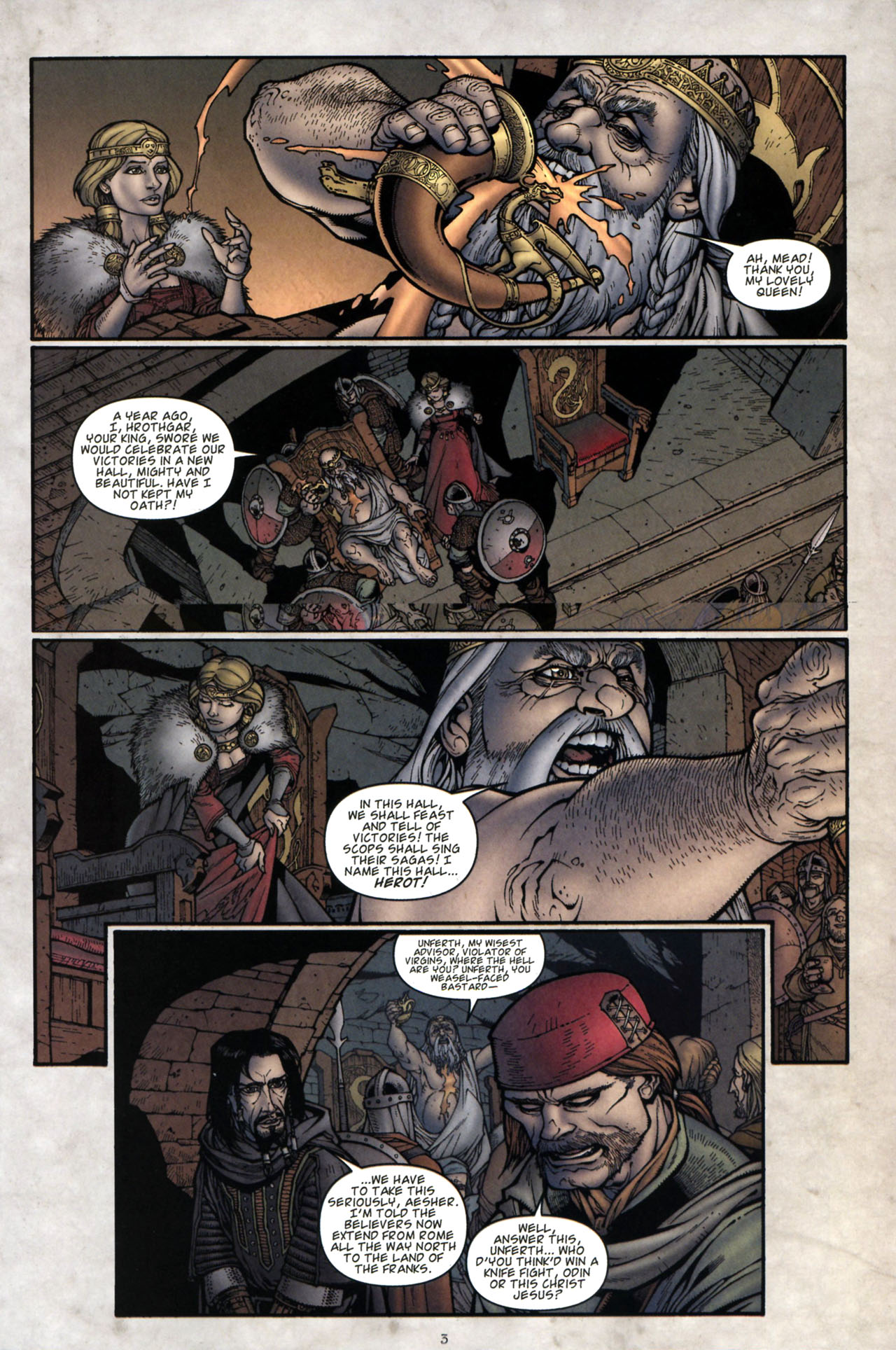 Read online Beowulf (2007) comic -  Issue #1 - 5