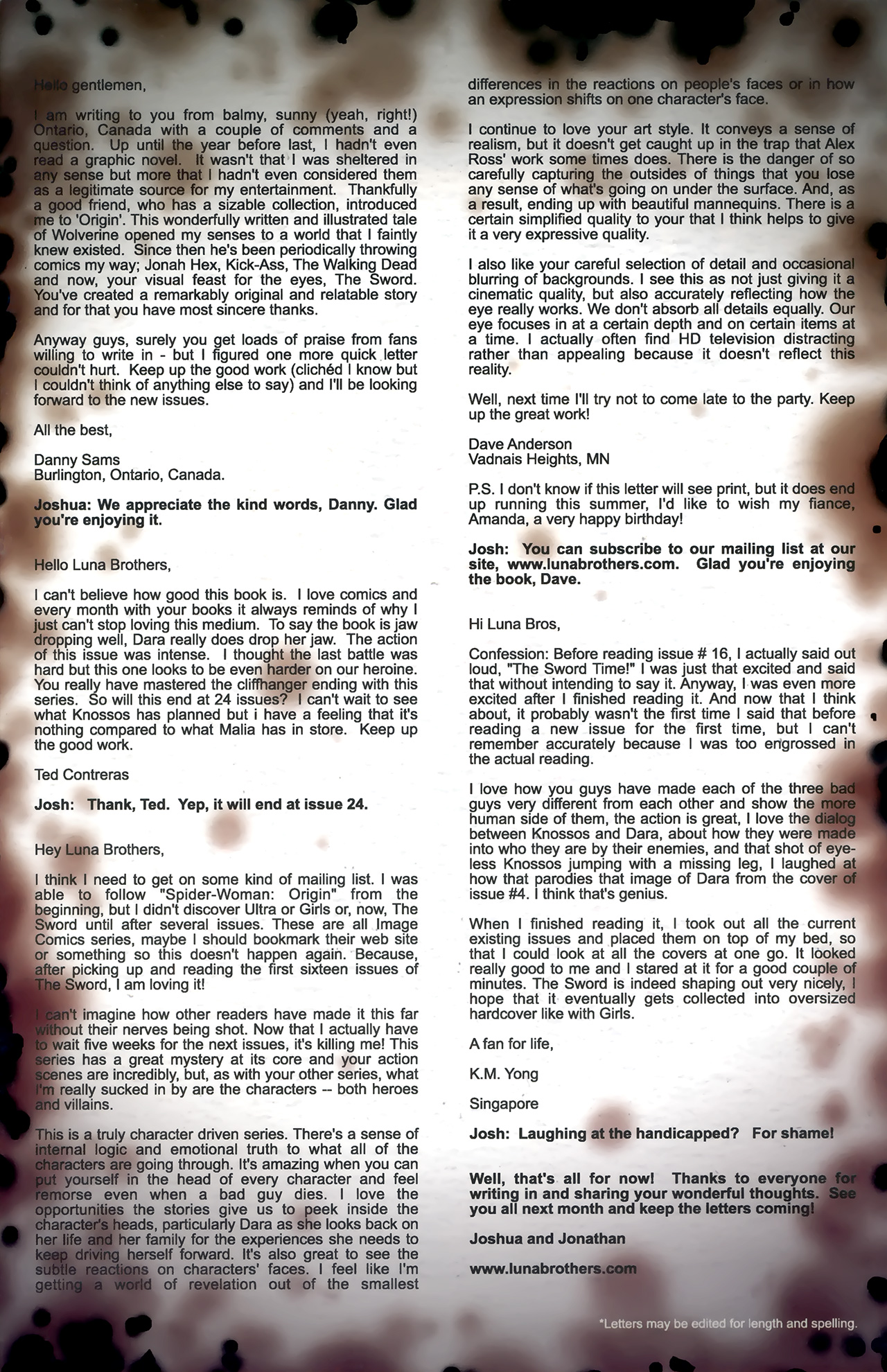 Read online The Sword comic -  Issue #18 - 27